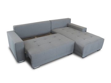 Sofnet Ecksofa Pavo, mit Schlaffunktion und Bettkasten, L-Form Couch, Polstersofa, Schlafsofa mit Bonell-Federkern