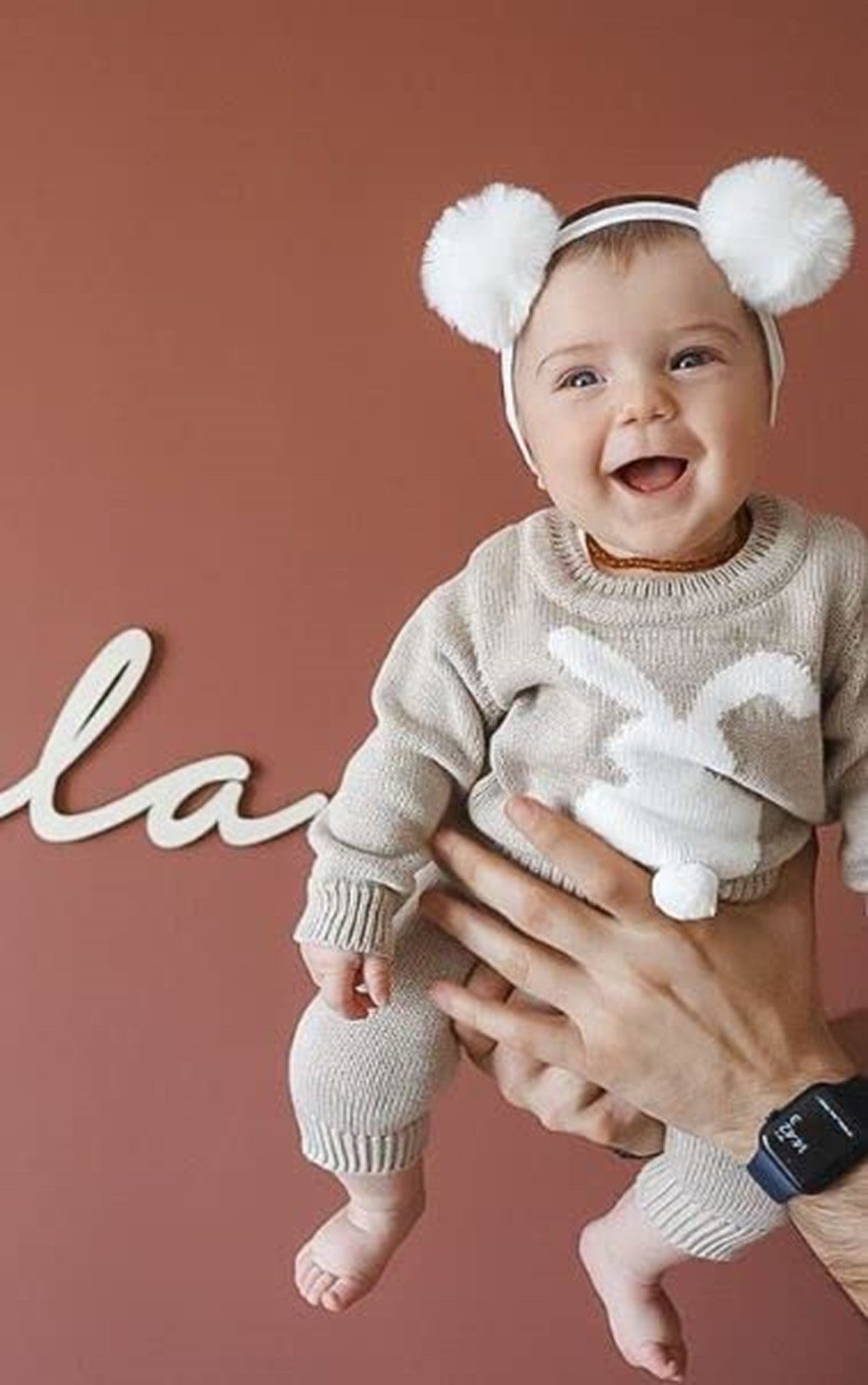 Minora Strickkleid Minora Baby Kleidung Hose und Pullover- Gestricktes