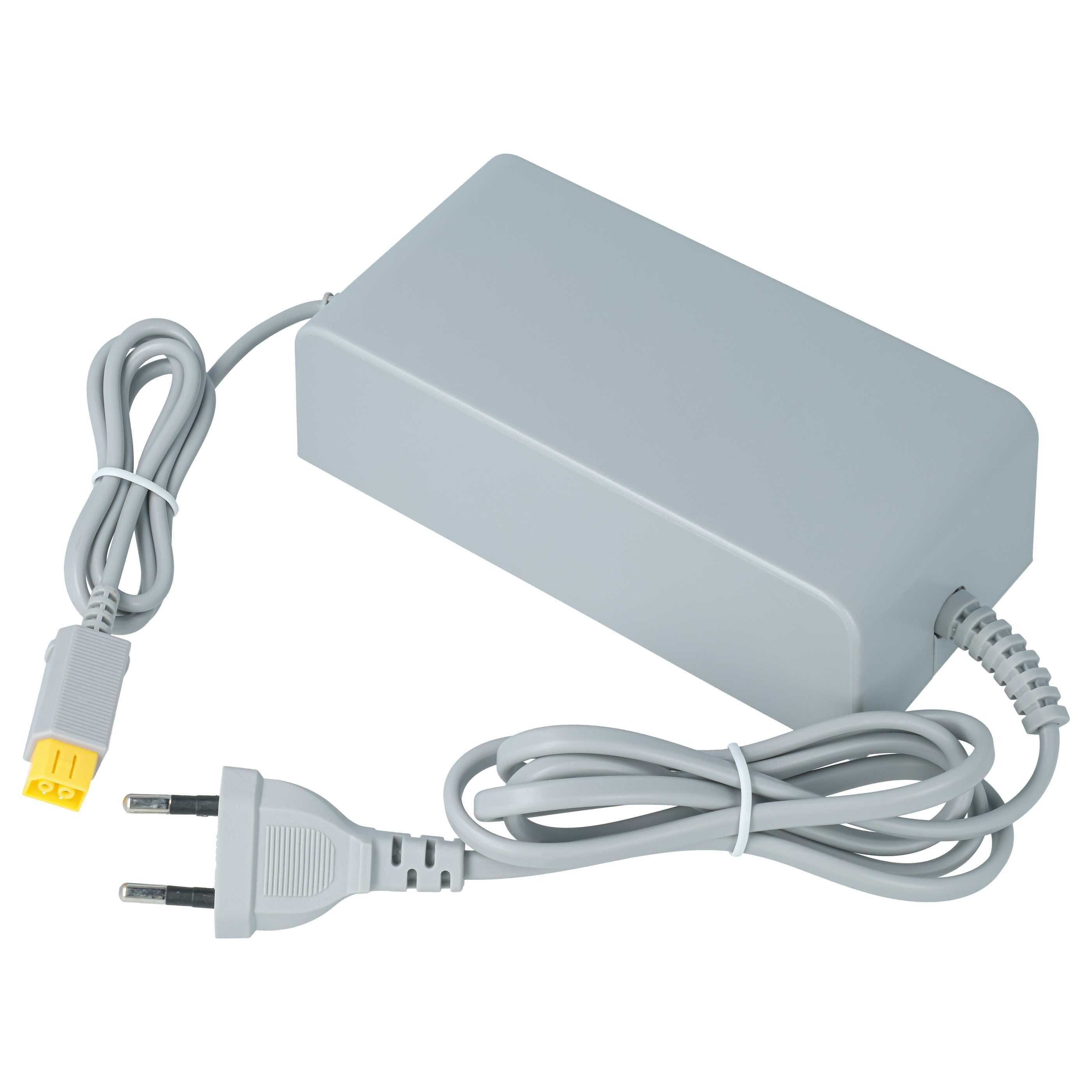 vhbw passend für Nintendo Wii U Spielekonsole / TV, Video Audio & Konsole Spielkonsolenzubehörkabel, (20 cm), Ersatznetzteil für Ihre Spielekonsole, Netzgerät mit Euro-Stecker zum