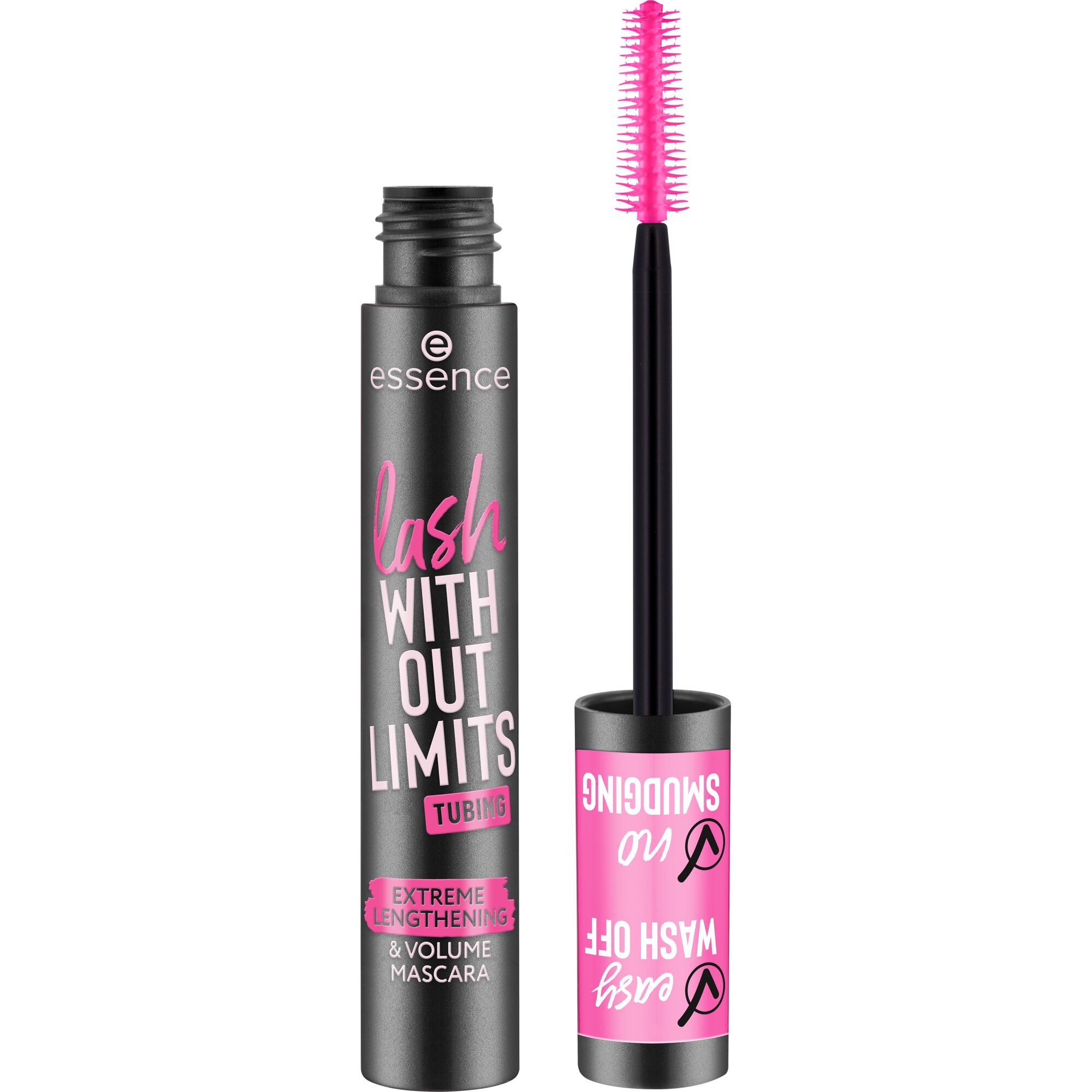 Essence Mascara lash WITHOUT LIMITS BROWN EXTREME LENGTHENING & VOLUME MASCARA, 3-tlg., mit Volumeneffekt