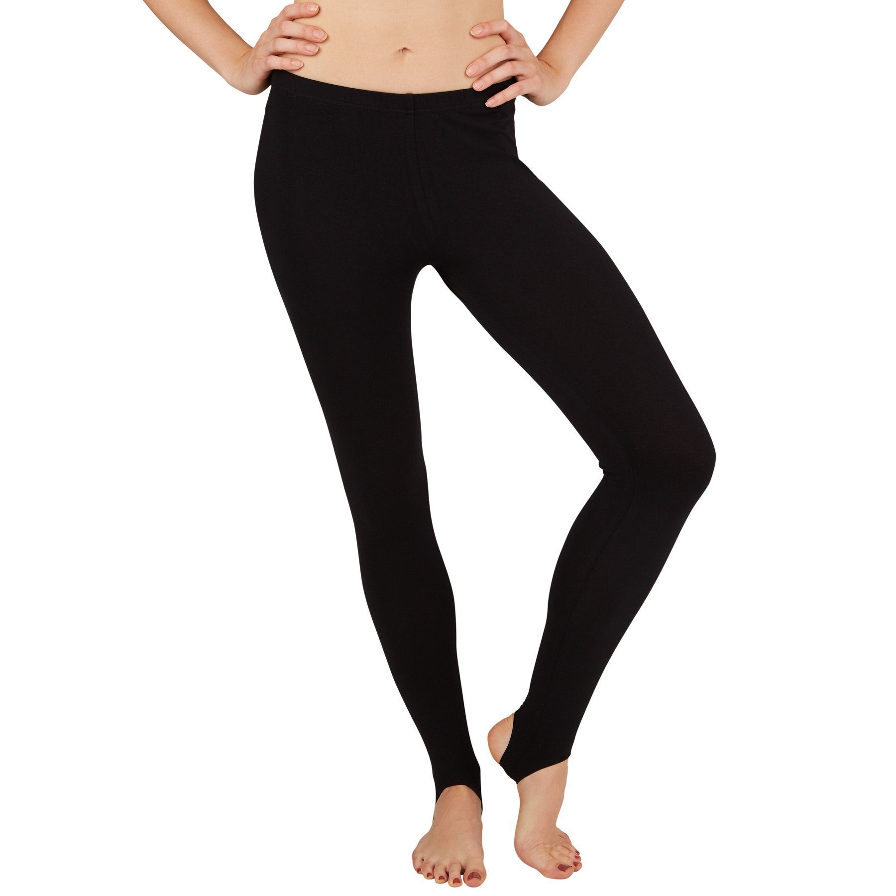 dressforfun Leggings Enghose, Vielseitig kombinierbar, Idealer Begleiter bei Ballett (Stretchhose, Konfektionsgröße XXL in schwarz) Tanz, Sport & Gymnastik, Hoher Tragekomfort, Bequem und formbeständig