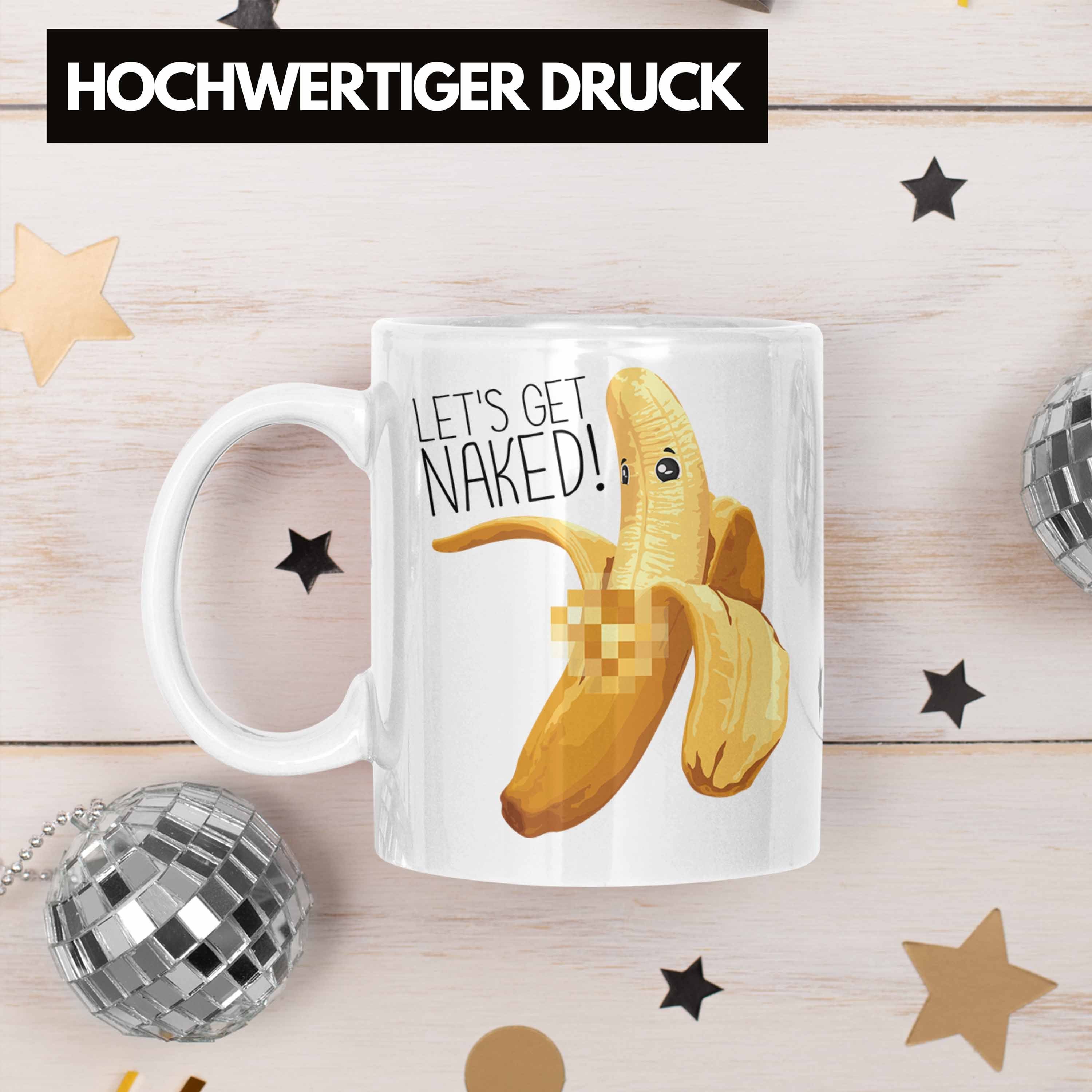 Trendation Tasse Banane Striptease Naked Lets Bech Tasse Weiss Erwachsener Get Humor Geschenk