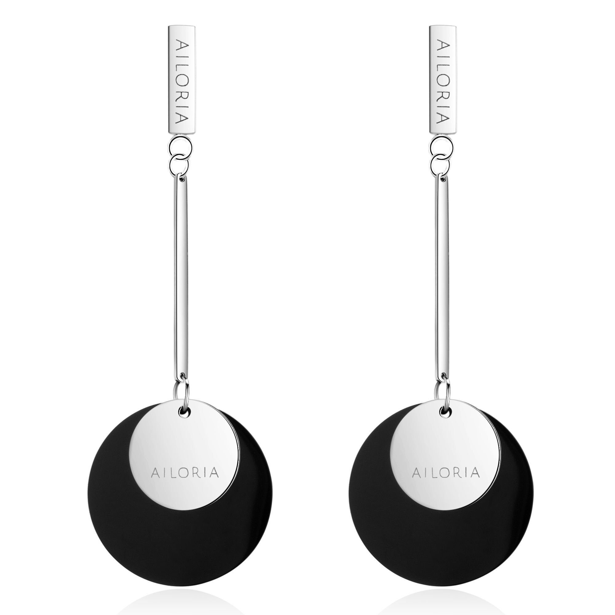 AILORIA Paar Ohrhänger ALEXIA Ohrringe, Ohrringe aus glänzendem Edelstahl günstig online kaufen