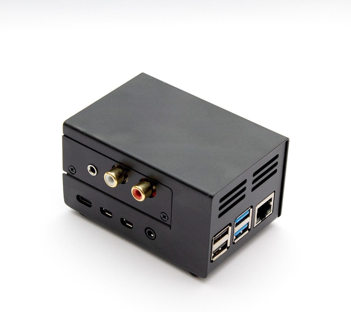 HiFiBerry Корпуса ПК HiFiBerry Stahlgehäuse Raspberry Pi 4, robustes Gehäuse für DACs Digi