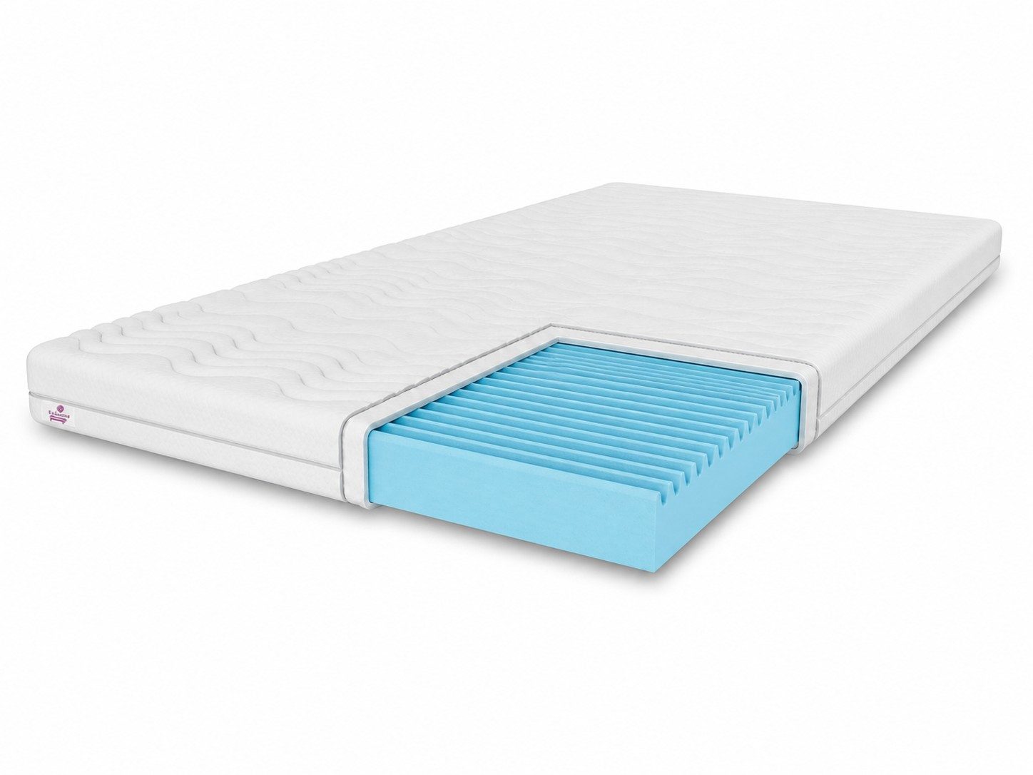 MARPUR, Topper Topper Massage, 90x200,180x200 cm, 5-14 cm hoch, H3, 8 cm hoch, Schaumstoff, H3 (mittelfest), Massageschicht, 8 cm hoch