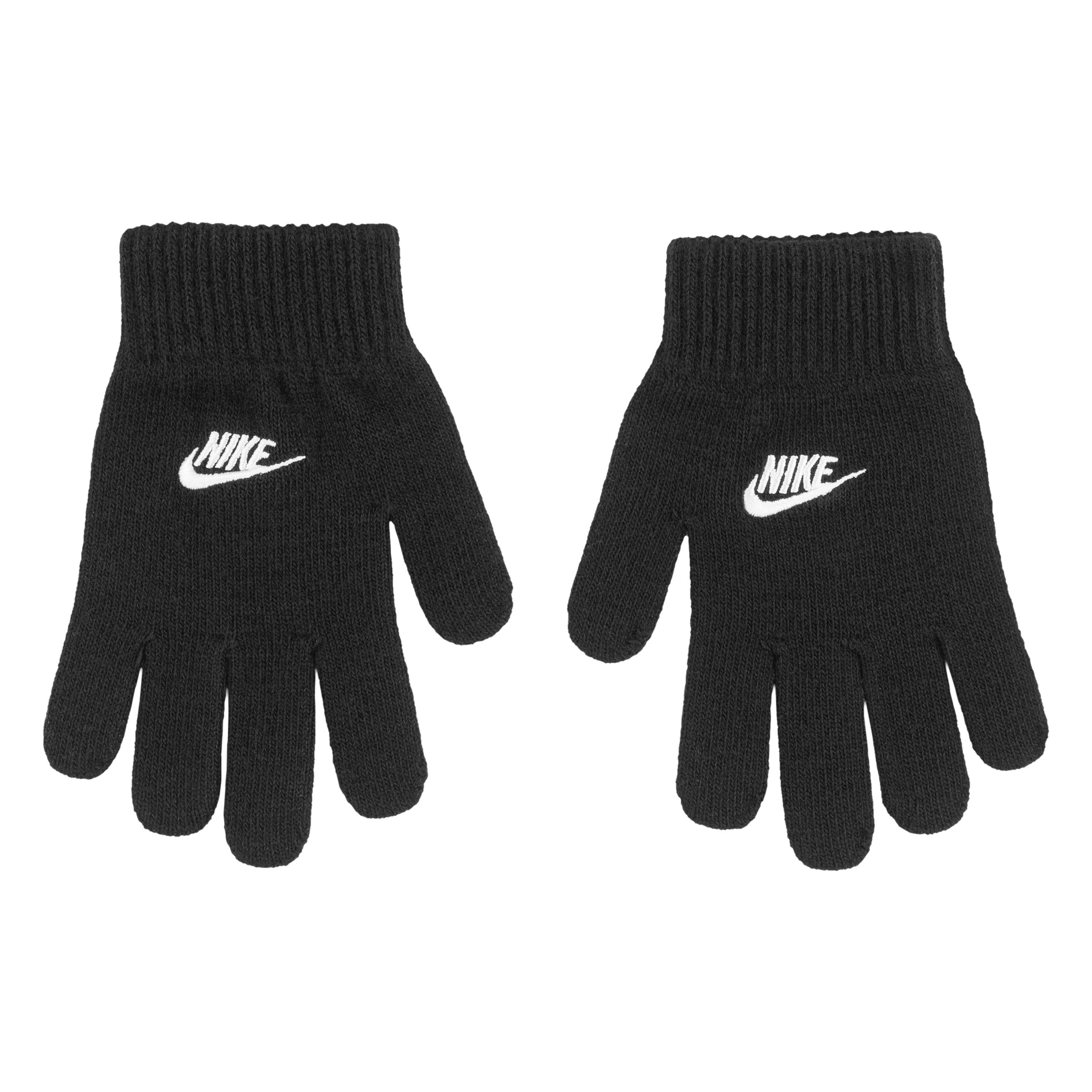 Nike Sportswear Beanie und Handschuhe Set NAN FUTURA BEANIE/GLOVE SET (Set, 2-St) aus Polyacryl, Polyester und Elasthan, für Kinder