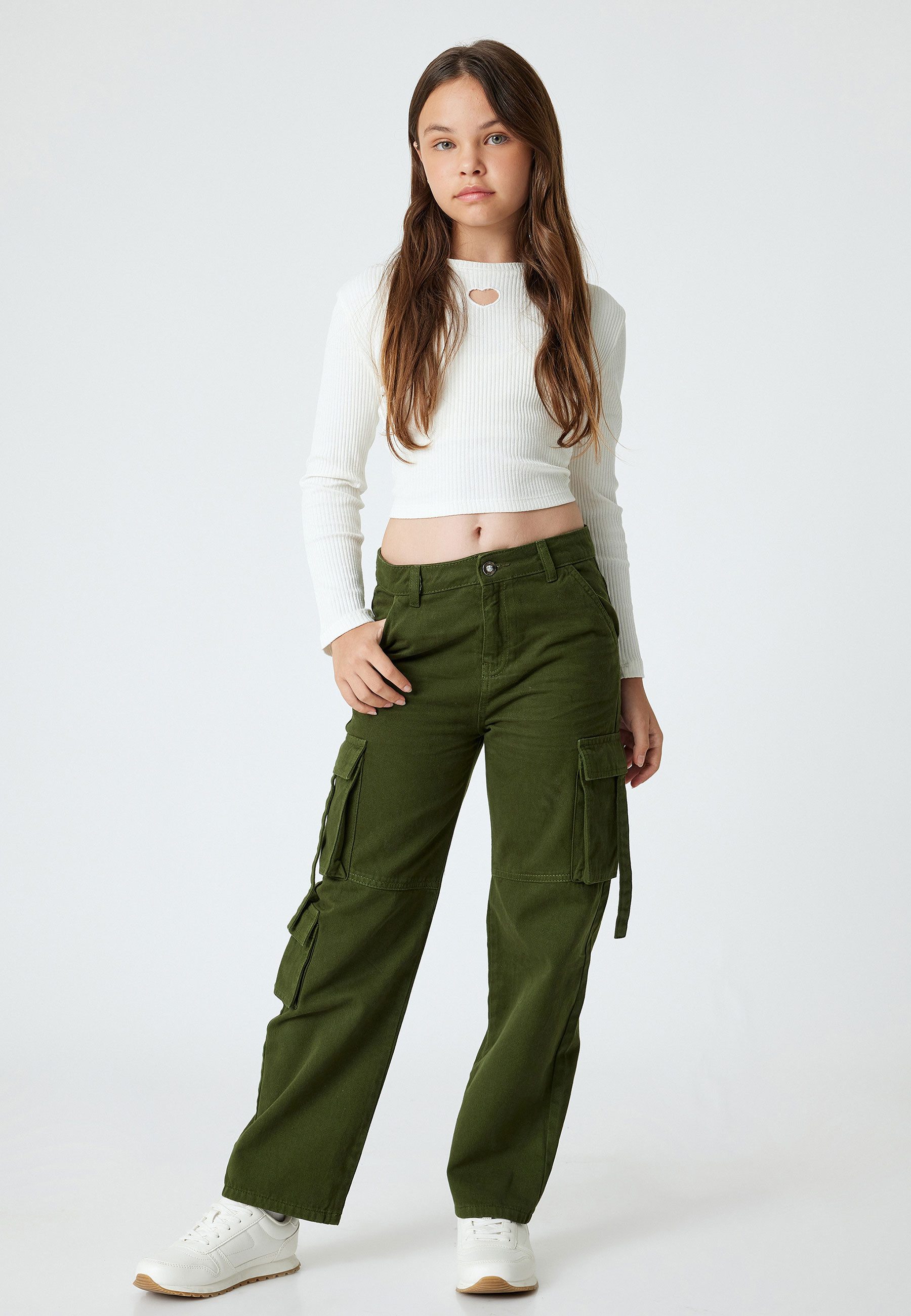 Koton Cargojeans Normale Leibhöhe Wide Leg