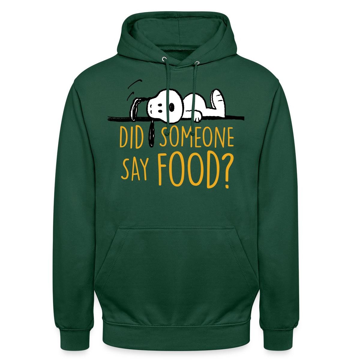 Spreadshirt Hoodie Peanuts Snoopy Ich Hab Hunger Lustiger Spruch Unisex Hoodie (1-tlg)