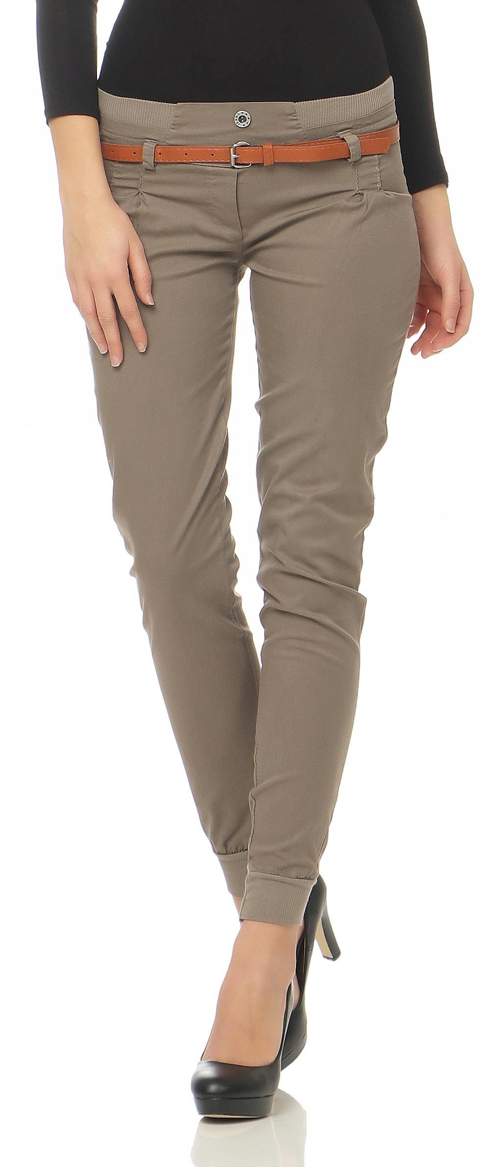 malito more than fashion Chinohose malito Damen Chino Hose inkl. Gürtel, St günstig online kaufen