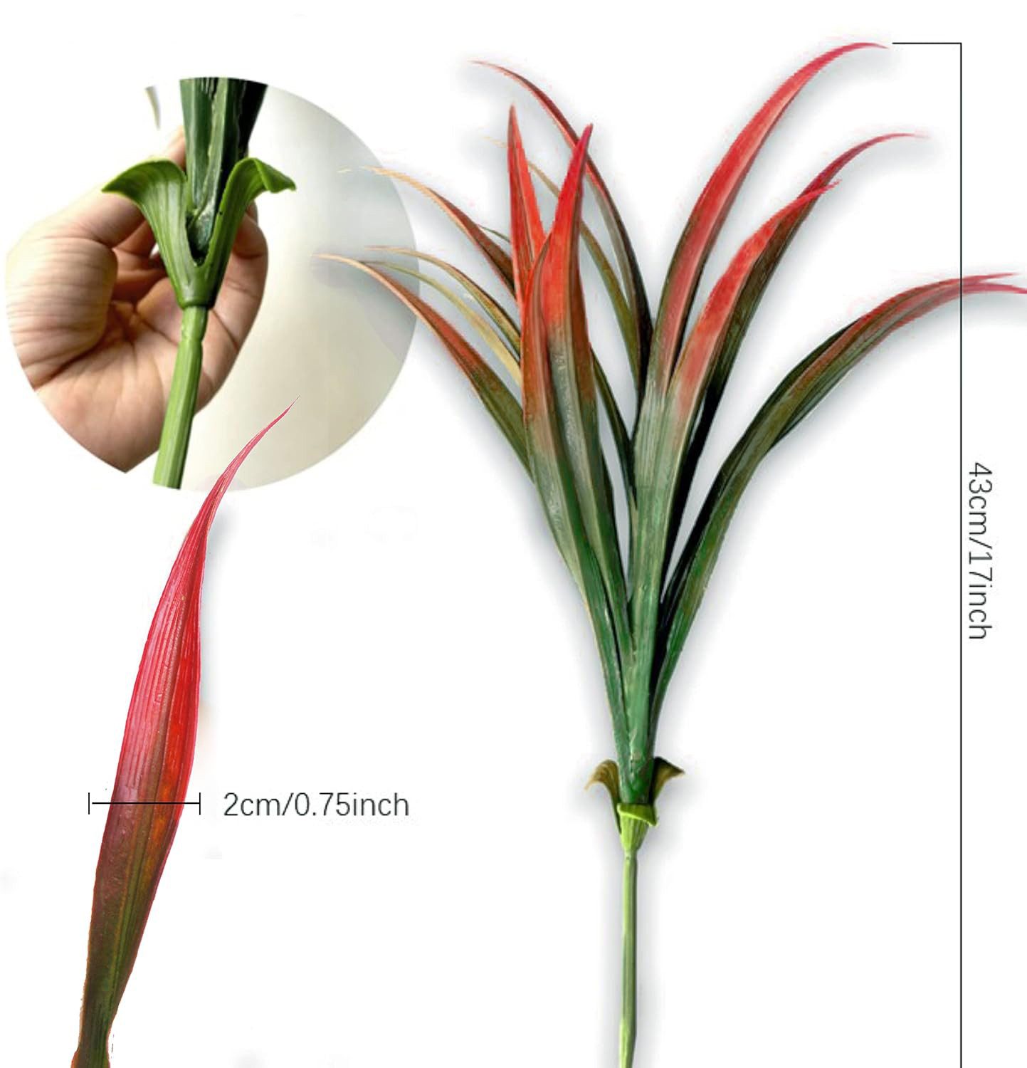 Kunstpflanze Künstlicher Blumenstrauß Außenbereich UV-beständig Grünpflanze günstig online kaufen