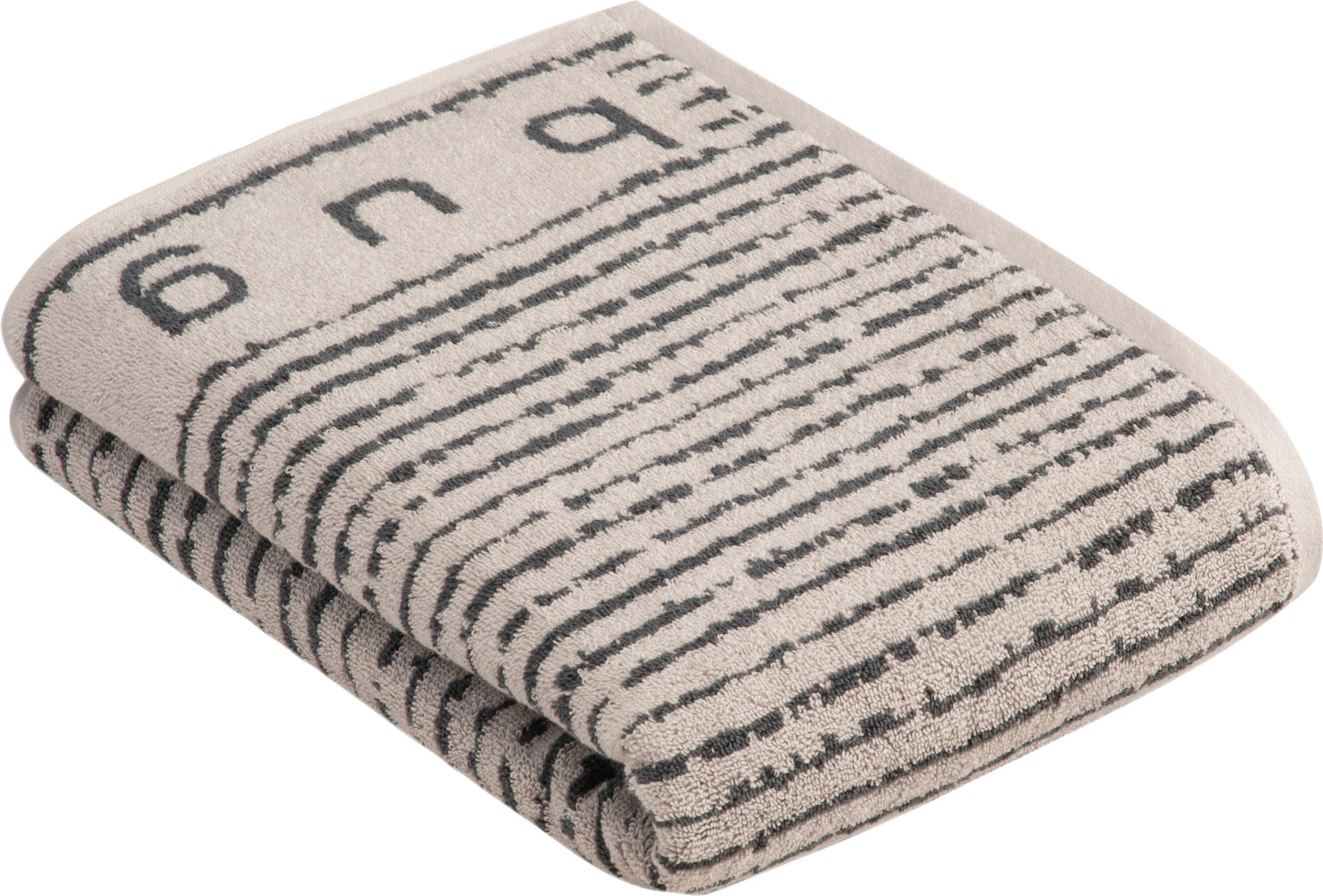 bugatti Duschtuch Tiago, Walkfrottee (1-St), besonders saugfähig günstig online kaufen