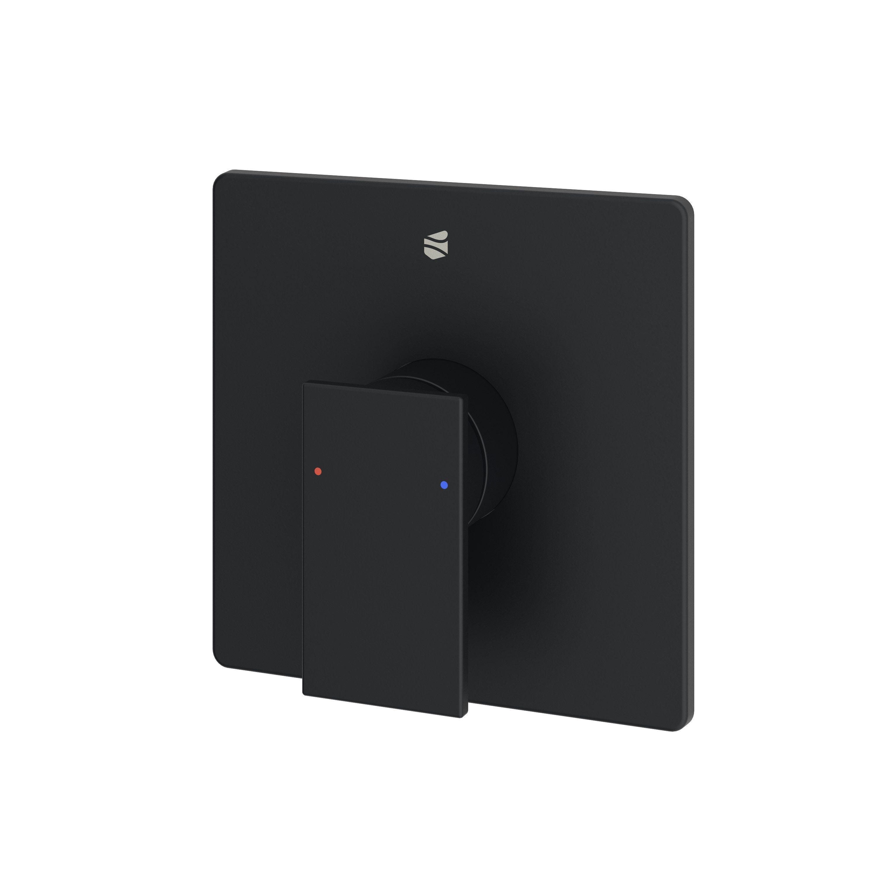 Bernstein Duscharmatur LAVOA Schwarz Brause UP 1-Wege Duscharmatur Unterputz 1 Verbraucher Schwarz