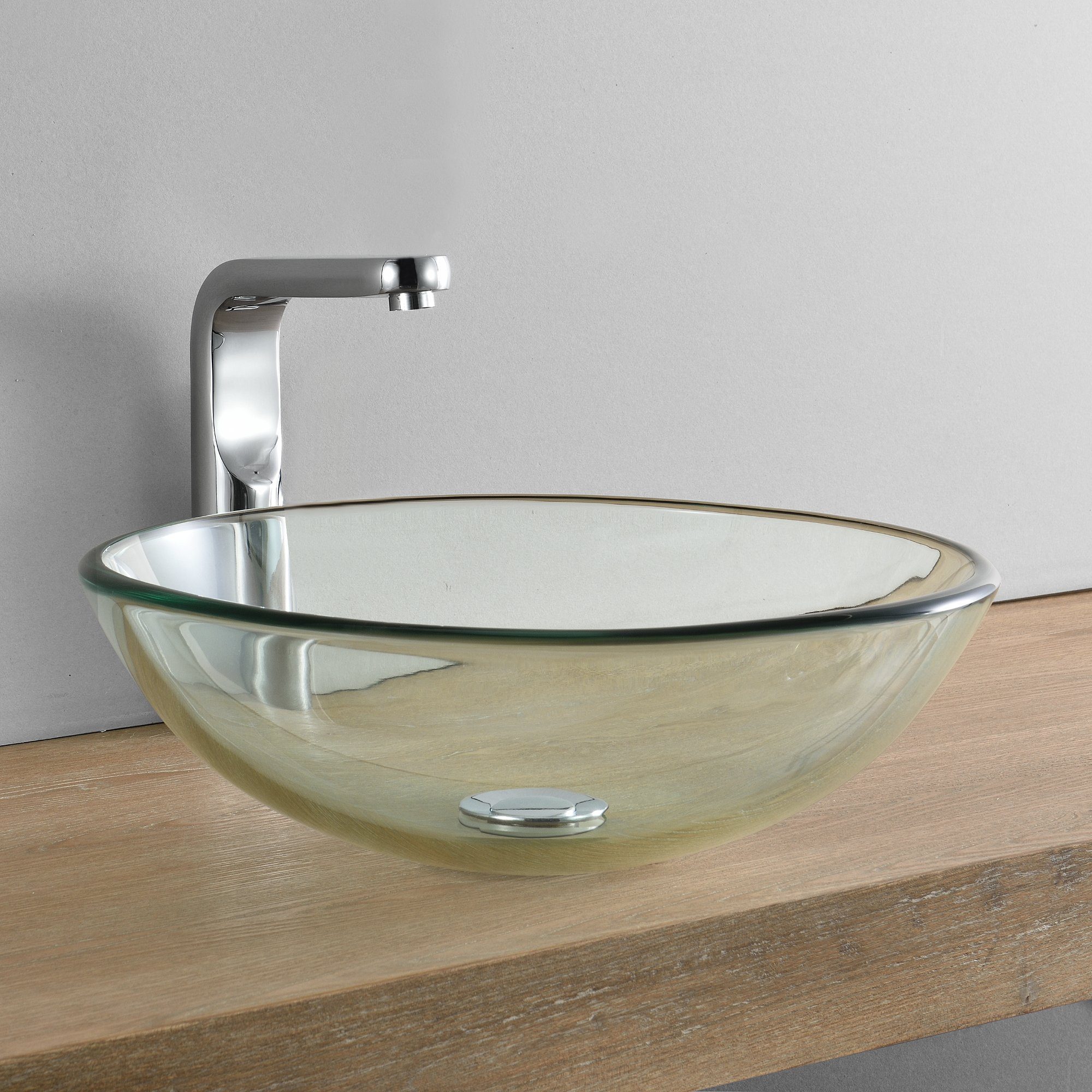 neu.haus Waschbecken, »Jarvis« Glas Aufsatzwaschbecken rund günstig online kaufen