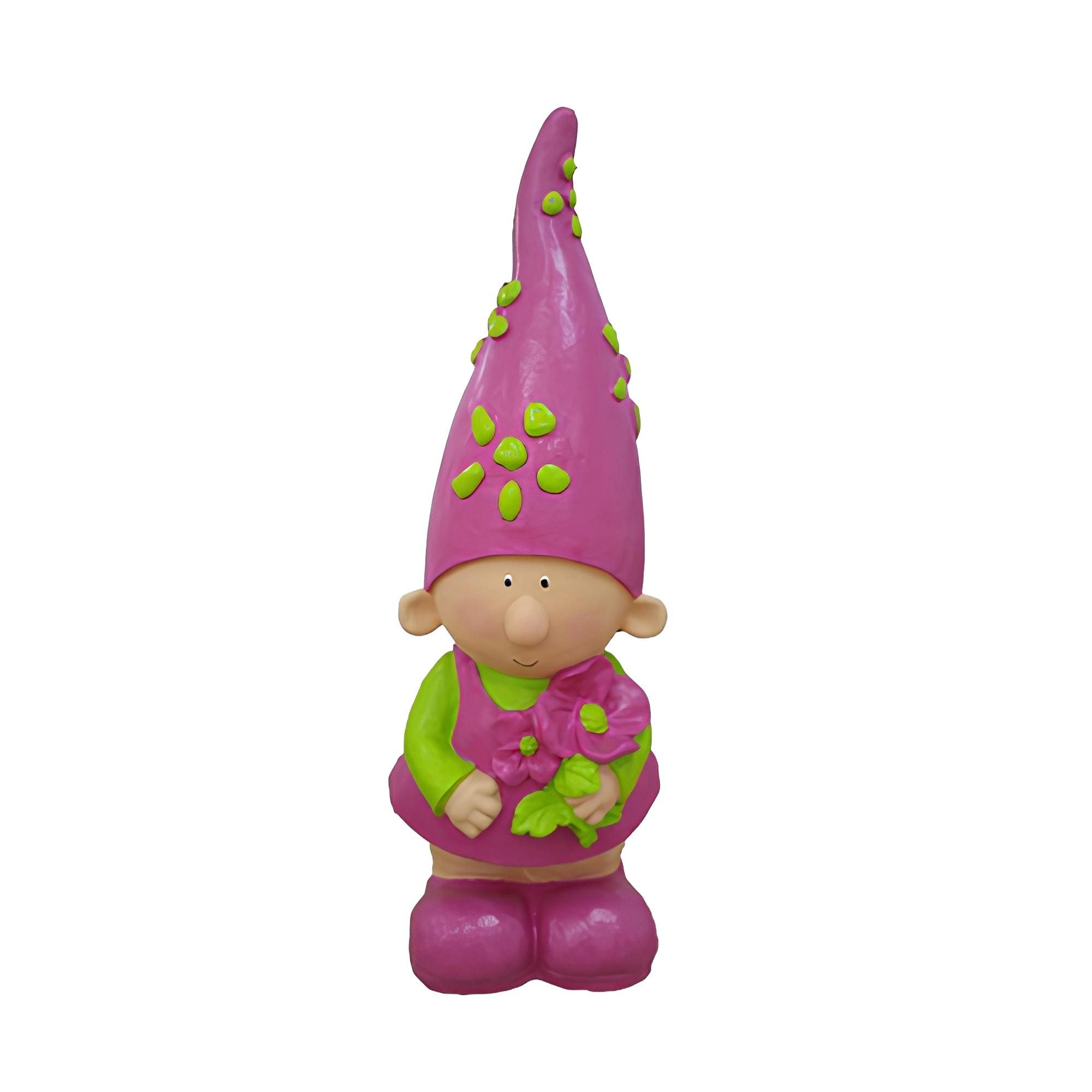 Gartenzwerg Moderne Gnom-Troll Figur aus hochwertigem Material für den Garten
