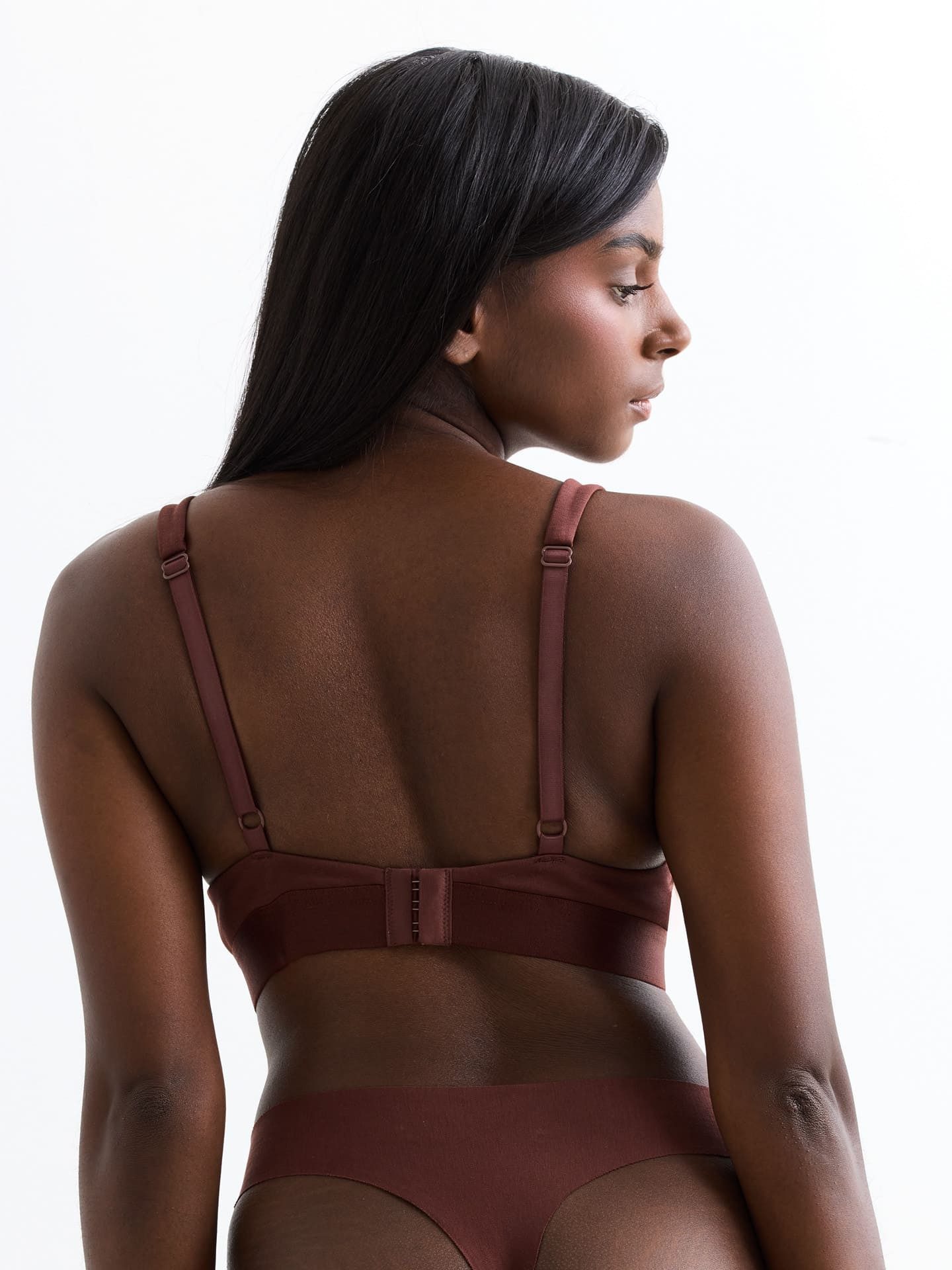 Erlich Textil Bügelloser BH CASUAL COTTON PLUNGE BH IM 2er PACK (2-tlg)