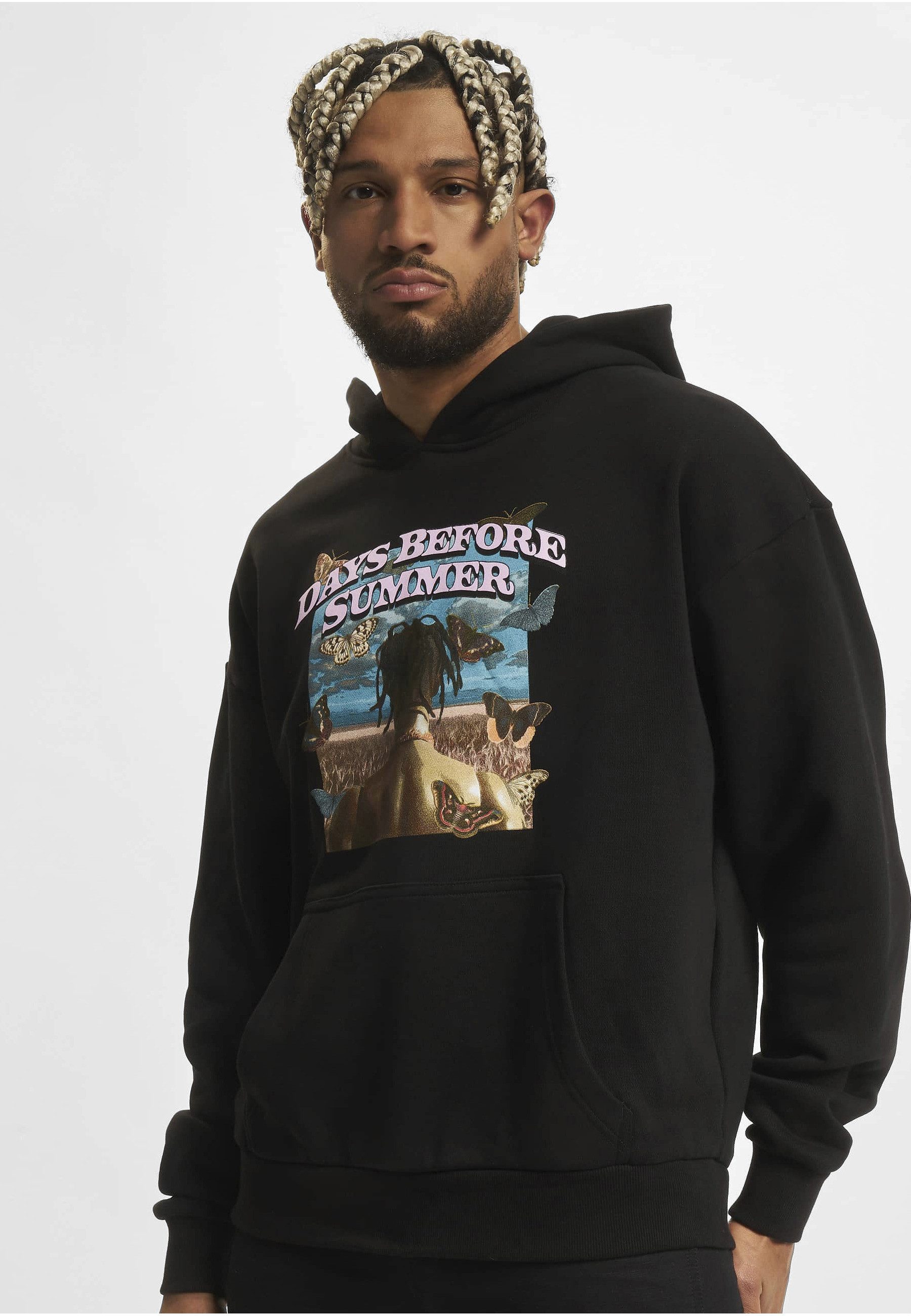 Upscale by Mister Tee Rundhalspullover Upscale by Mister Tee Herren Days before Summer Oversize Hoody (1-tlg)