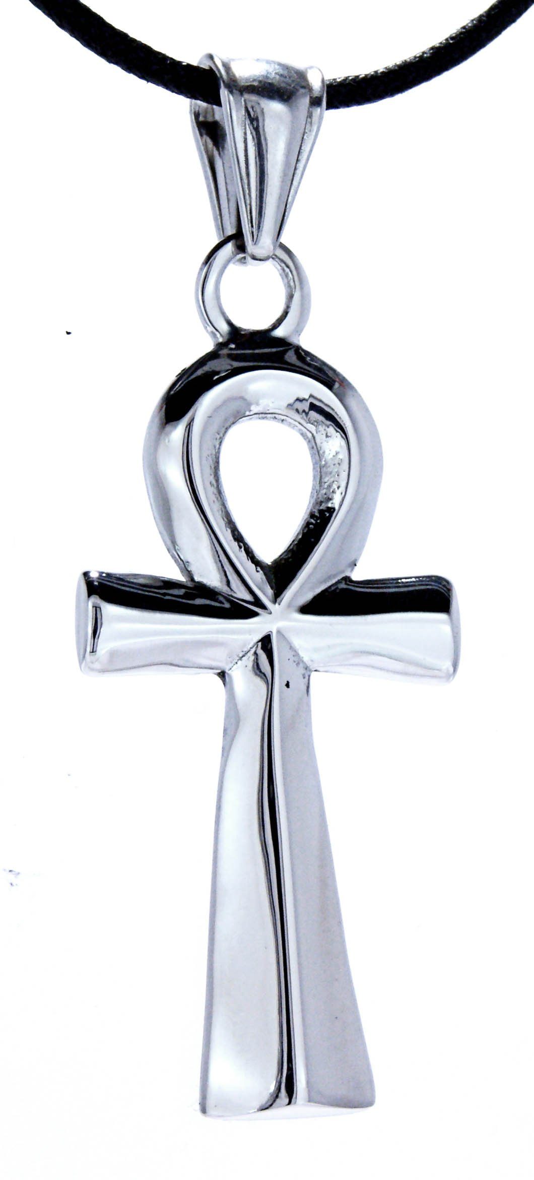 Anch Henkelkreuz Leather Kettenanhänger Kreuz ägyptisches of koptisches Kiss Edelstahl Ankh