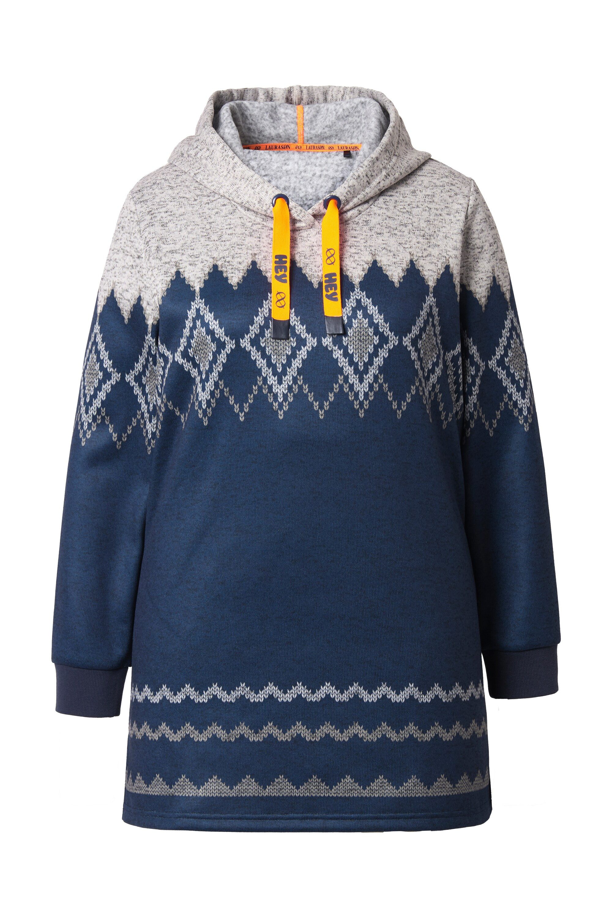 Laurasøn Sweatshirt Norweger-Long Strick Feece Pullover günstig online kaufen