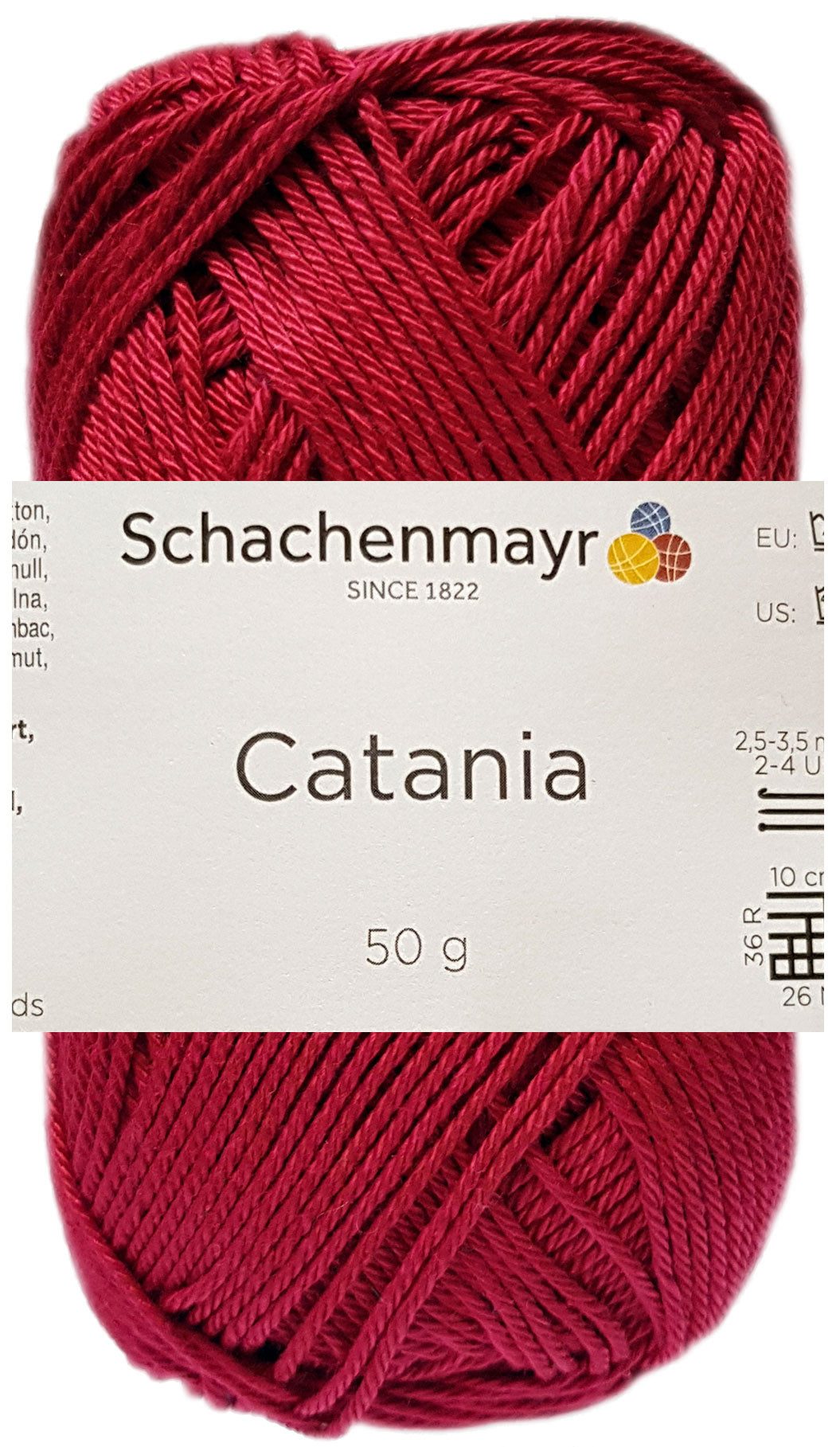 Schachenmayr 50 Gramm Schachenmayr Catania Farbauswahl Bastelgarn, 125 m