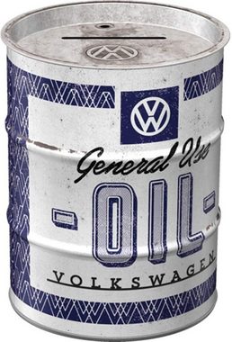 Nostalgic-Art Spardose Metall Spardose Sparschwein Piggy Bank - VW General Use Oil
