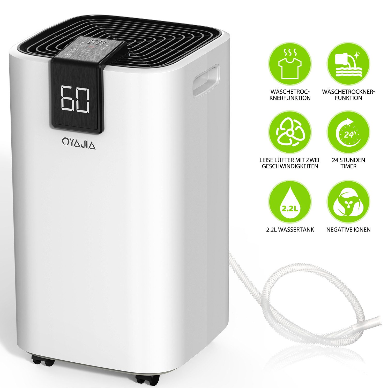 oyajia Luftentfeuchter Luftentfeuchter 12-25L mit WLAN günstig online kaufen