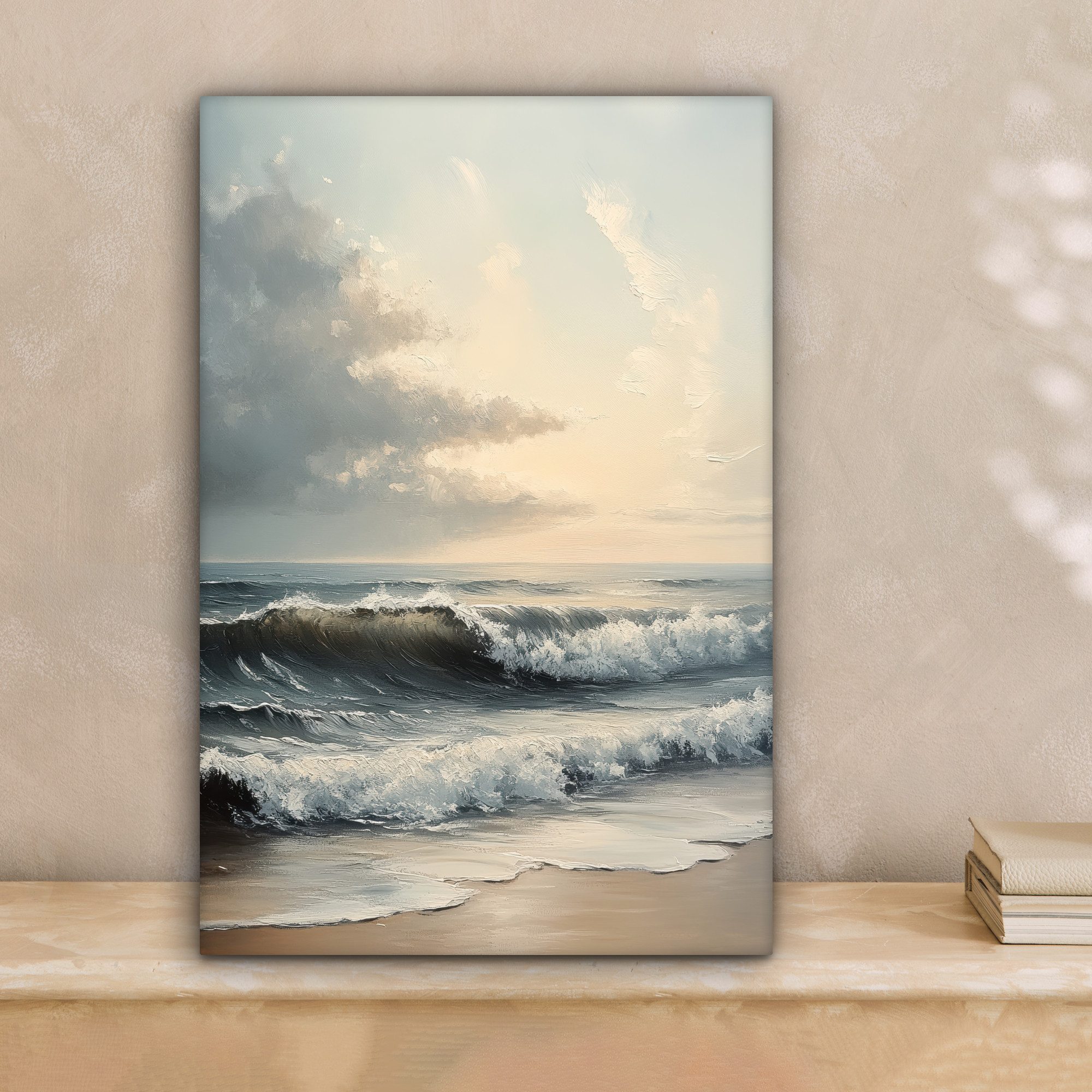 OneMillionCanvasses® Leinwandbild Strand - Meer - Sonnenuntergang, Fotodruc günstig online kaufen