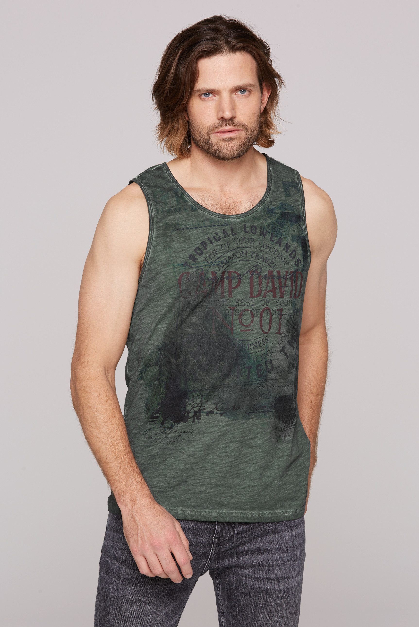 CAMP DAVID Tanktop aus Baumwolle günstig online kaufen