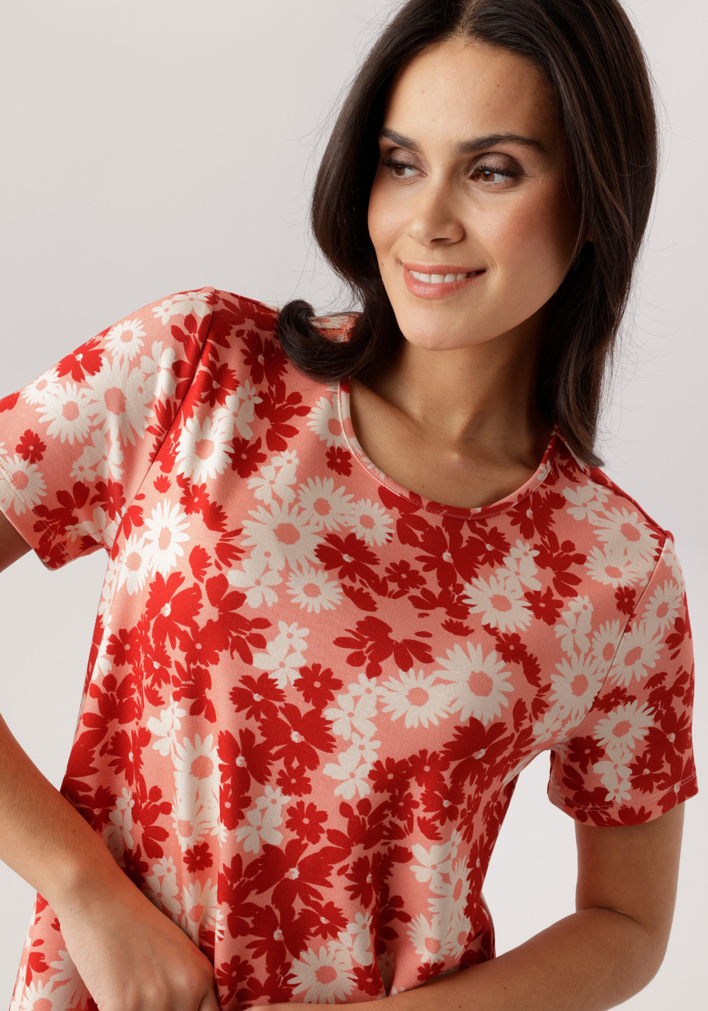 Aniston SELECTED Jerseykleid in leichter A-Linien-Form
