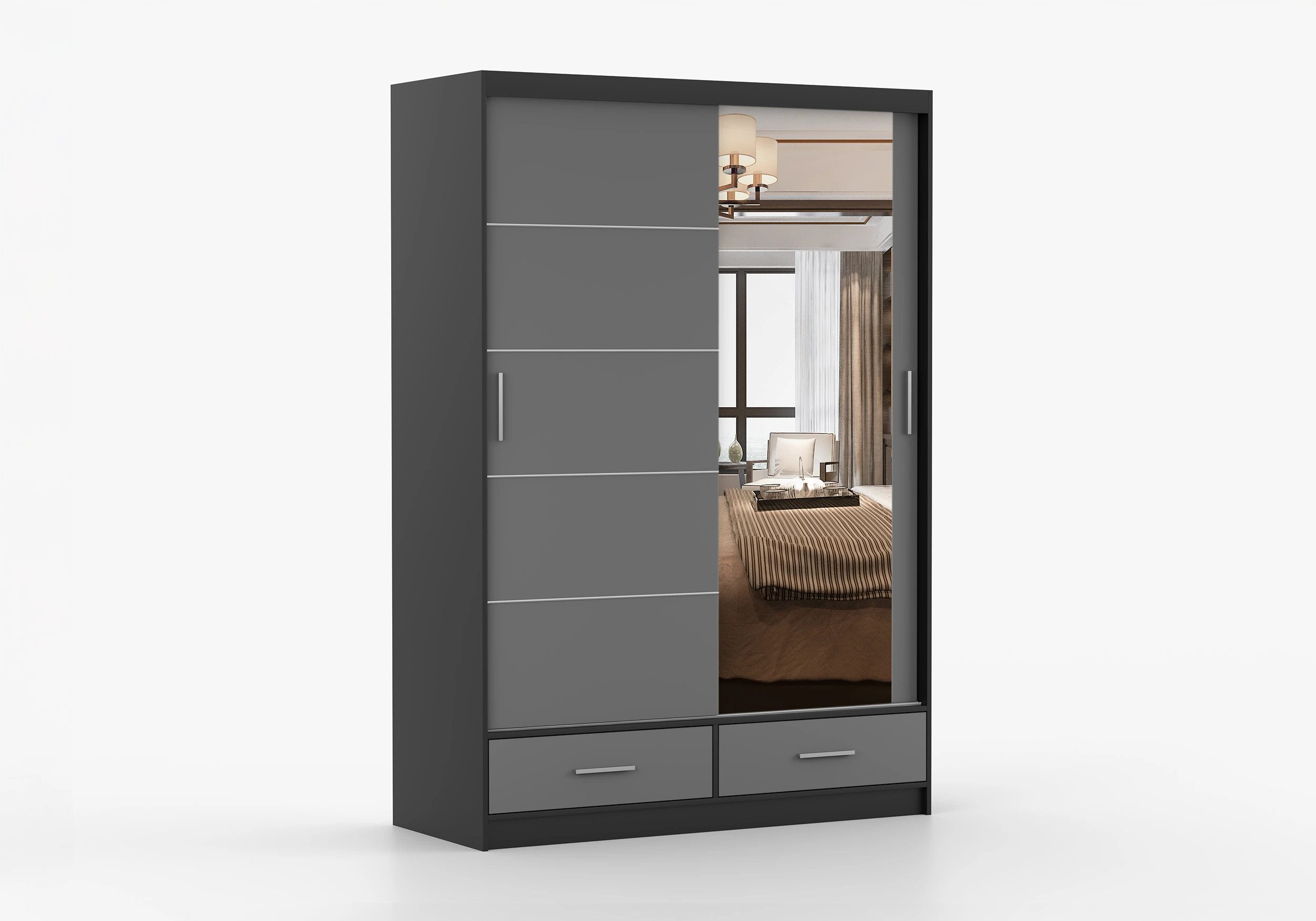 imoebel24 Schwebetürenschrank FLORENCE 150 cm - günstig online kaufen