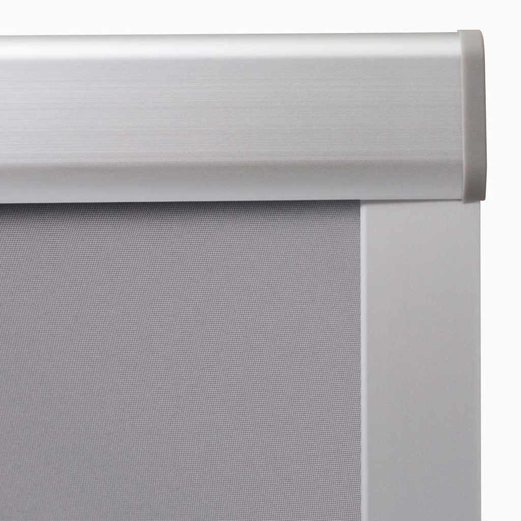Rollo Verdunkelungsrollo Grau M06/306 GGL und GGU, vidaXL – Bild 4 von 5