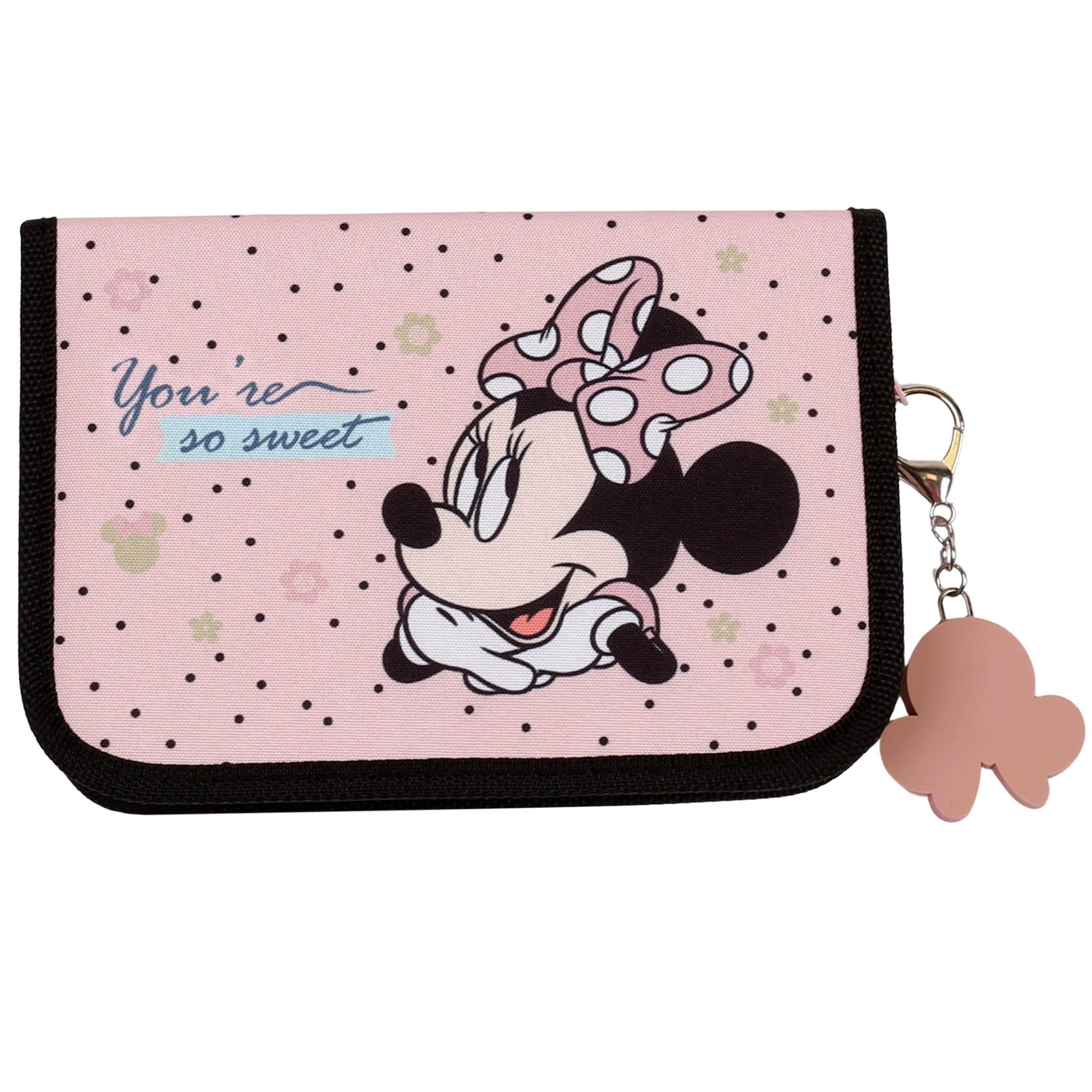 Klappe, Mouse mit Federmäppchen + Minnie Sarcia.eu DISNEY einer Federmäppchen Zubehör