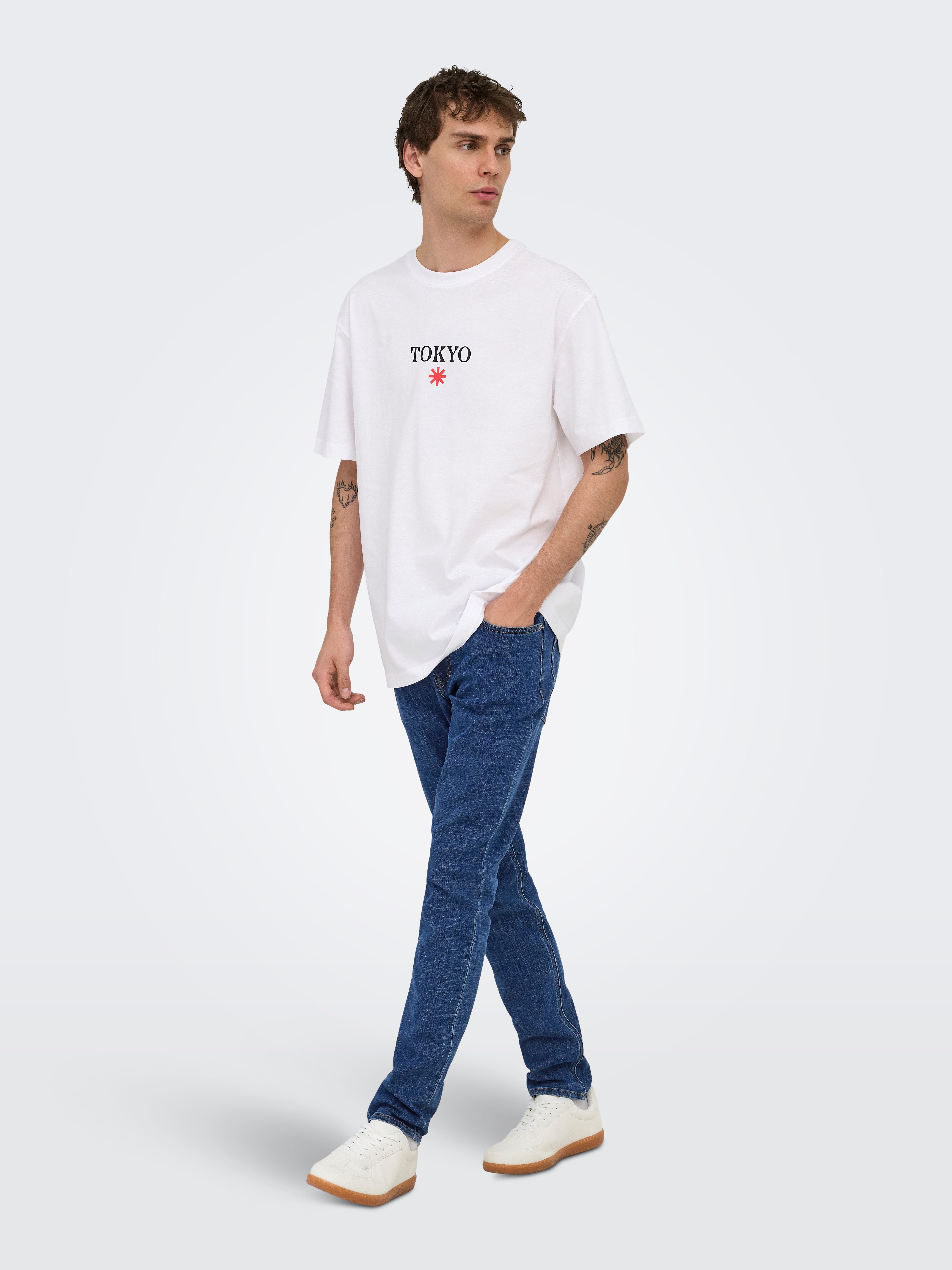 ONLY & SONS Slim-fit-Jeans ONSLOOM SLIM PIM DNM CIFF Baumwollmischung, slim fit – Bild 4 von 5