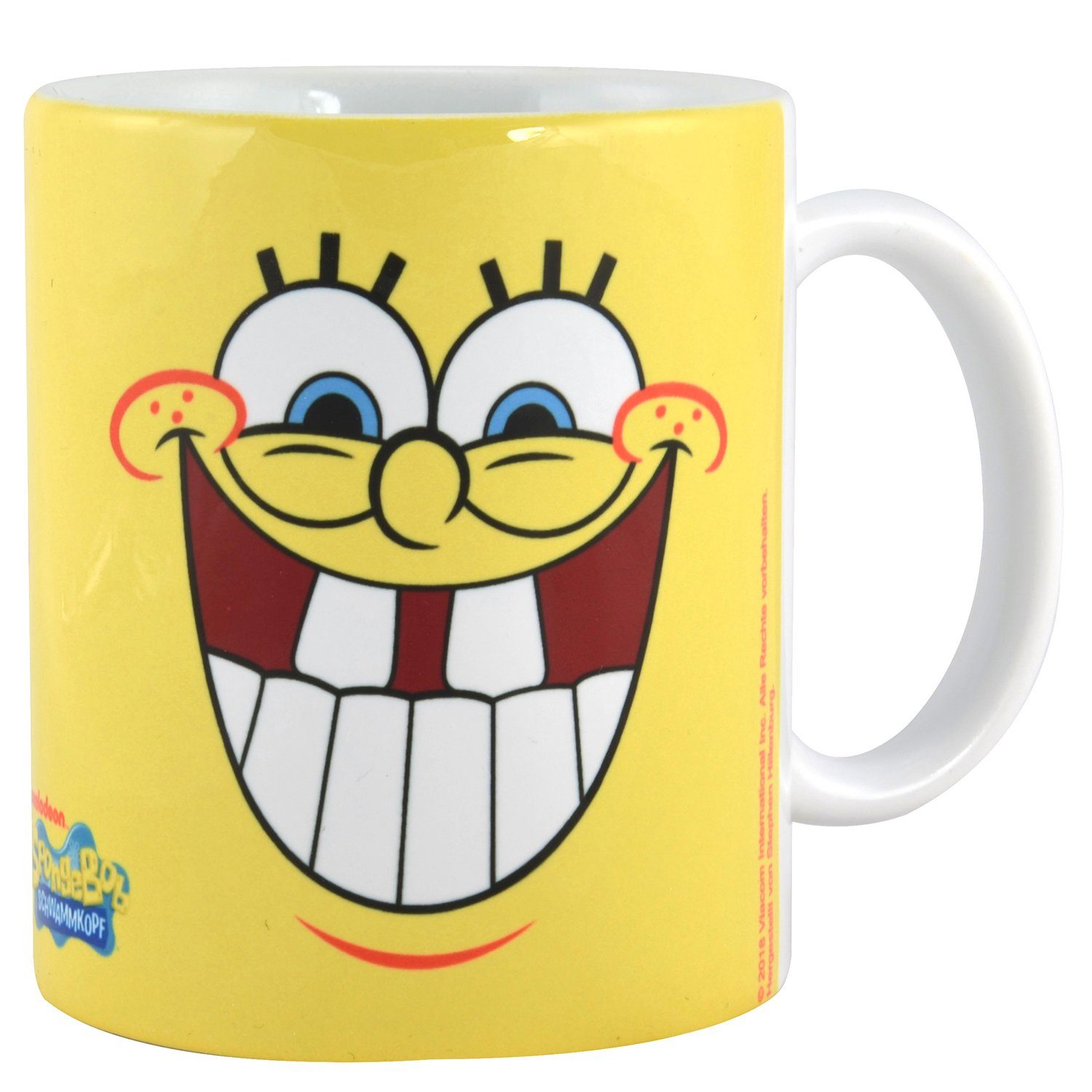Spongebob 320 Tasse United Tasse Gelb Labels® ml, Keramik