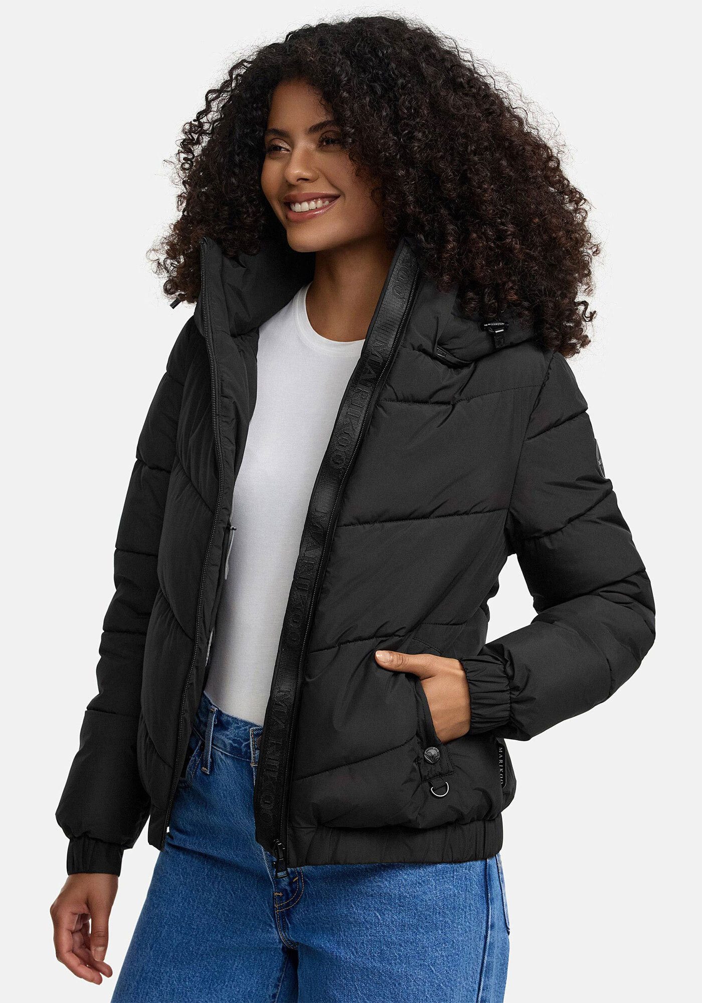 Marikoo Winterjacke Nayanaa mit abnehmbarer Kapuze – Bild 3 von 5