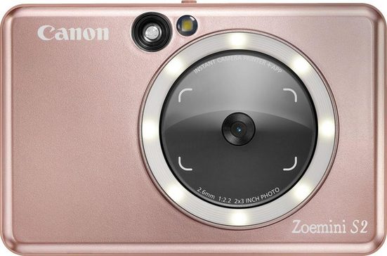 Canon »Zoemini S2 Sofortbildkamera + Minifotodrucker rose« Sofortbildkamera