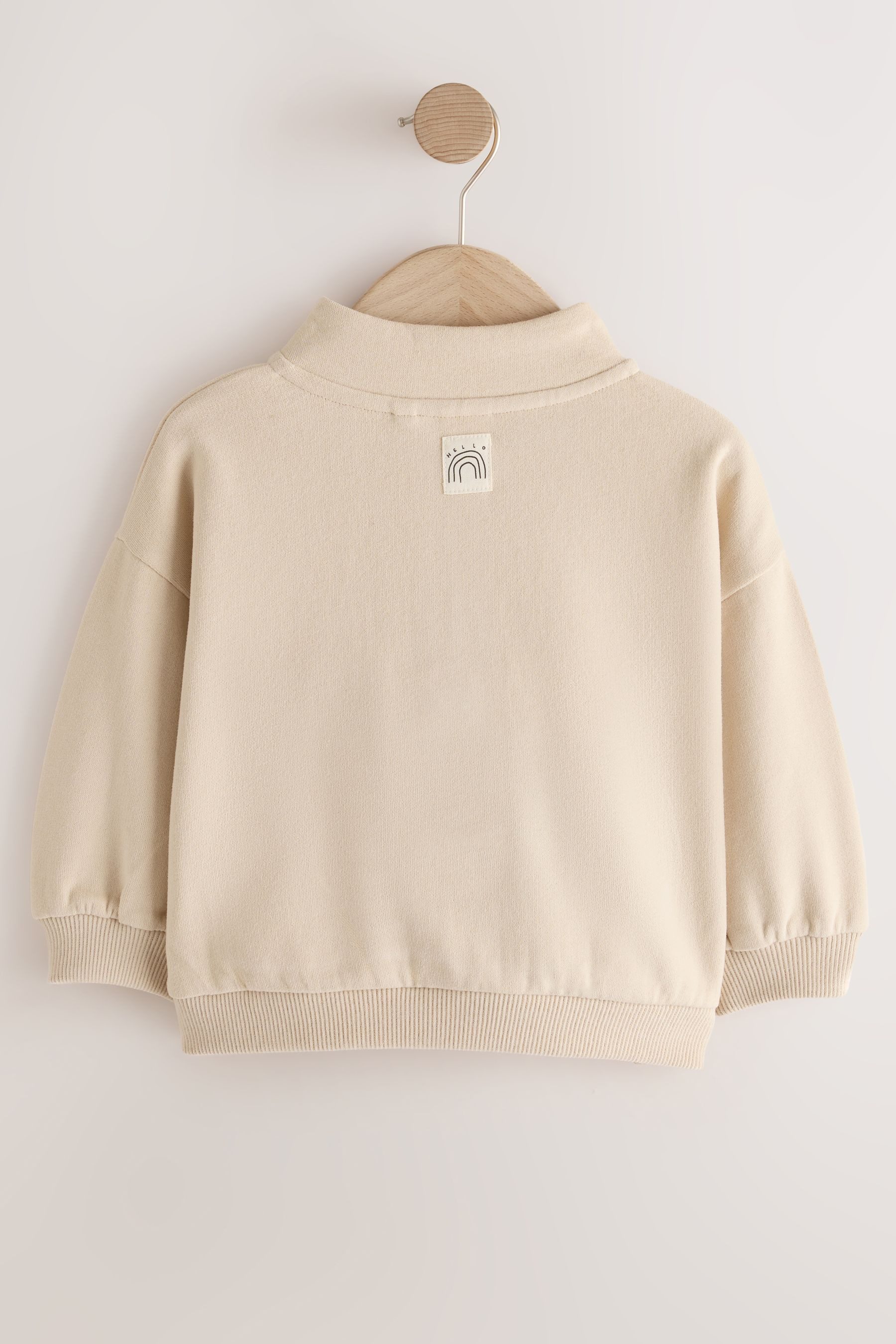 Next Sweatshirt Sweatshirt mit halblangem Reißverschluss (1-tlg) – Bild 2 von 5