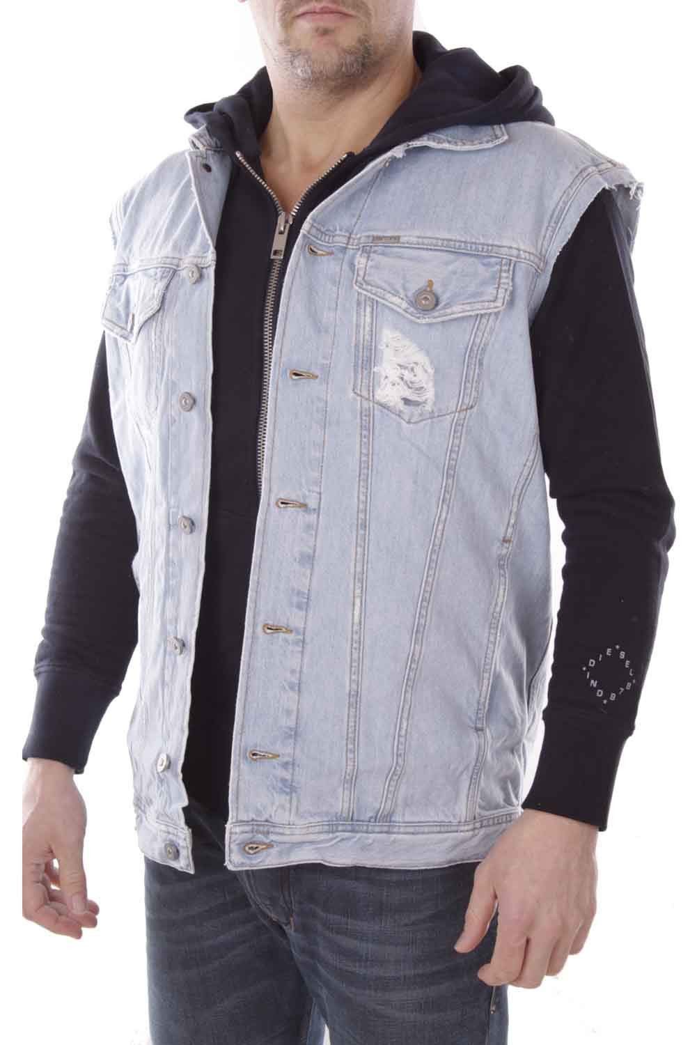 JACK & JONES Herren Jeansweste – Klassische Weste Mit Elastikbund | Regular Fit, Weiche Haptik