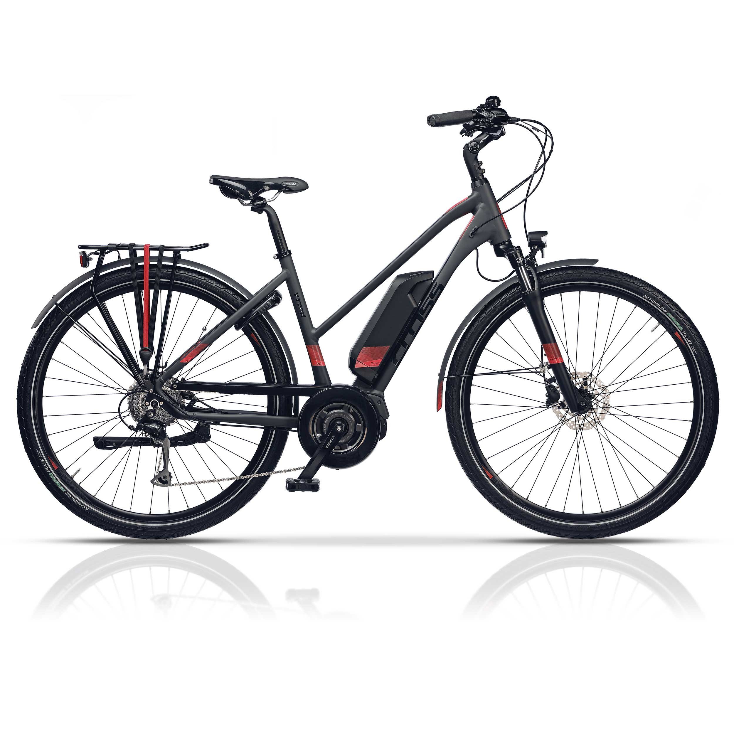 52cm 48cm E-Bike Gang, 28 Akku, Mittelmotor, - SHIMANO Trekking, DEORE 44cm SHIMANO Kettenschaltung, E-Bike STEPS Zoll Airtracks E6000 Wh Damen RD-T6000 10 418,00