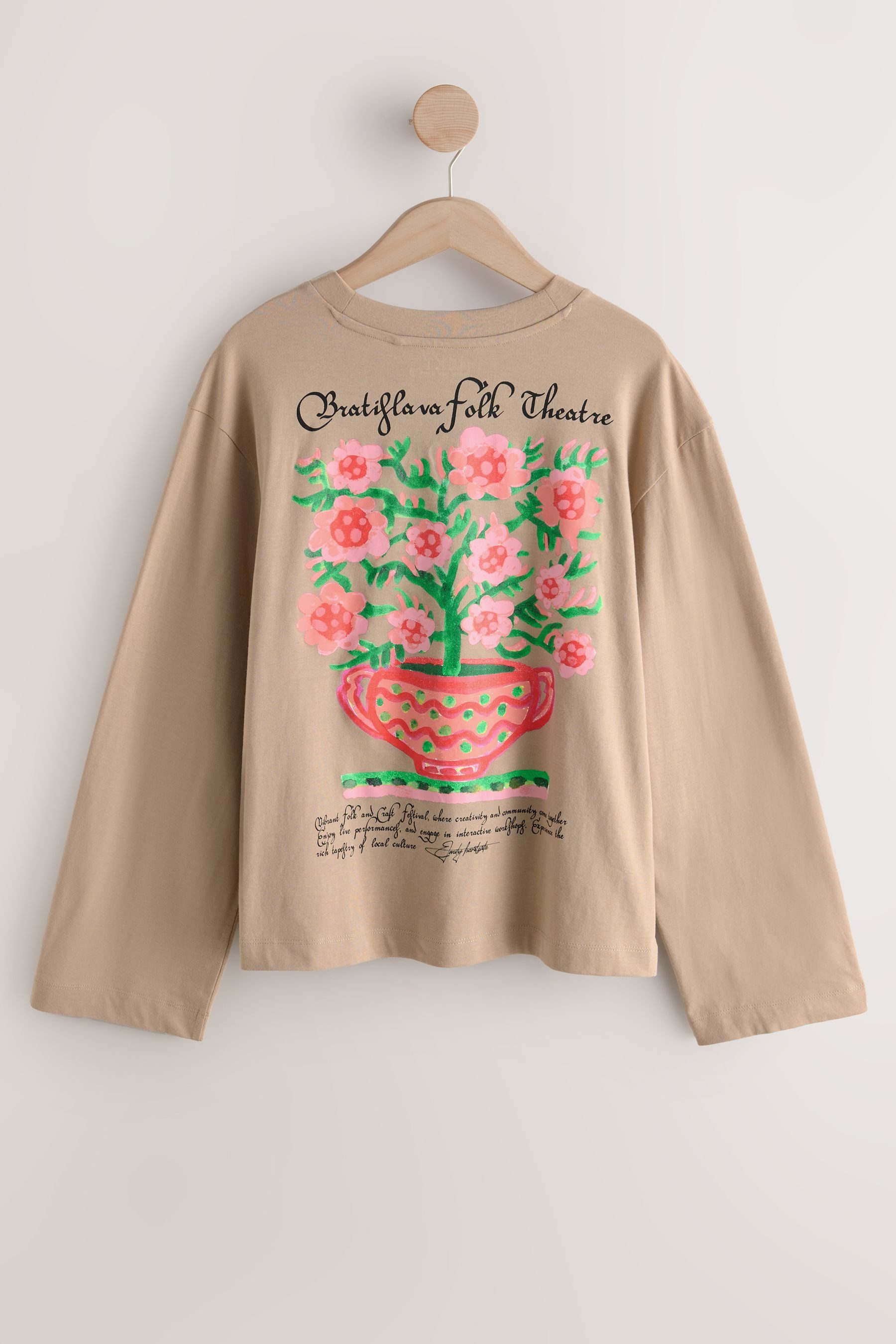 Next Langarmshirt Relaxed Fit Langarmshirt mit günstig online kaufen