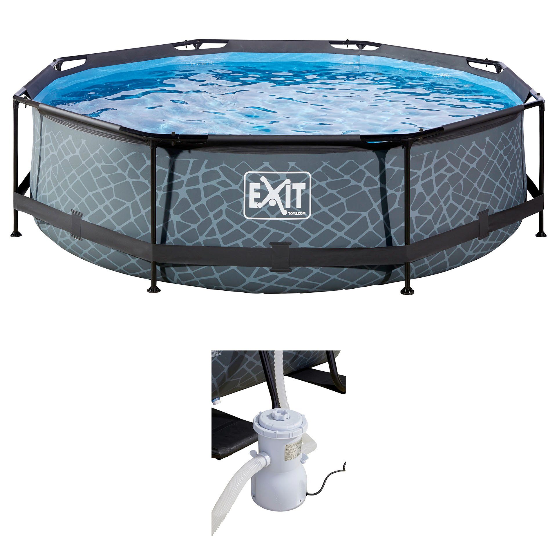 Framepool inkl. Kartuschen-Filterpumpe