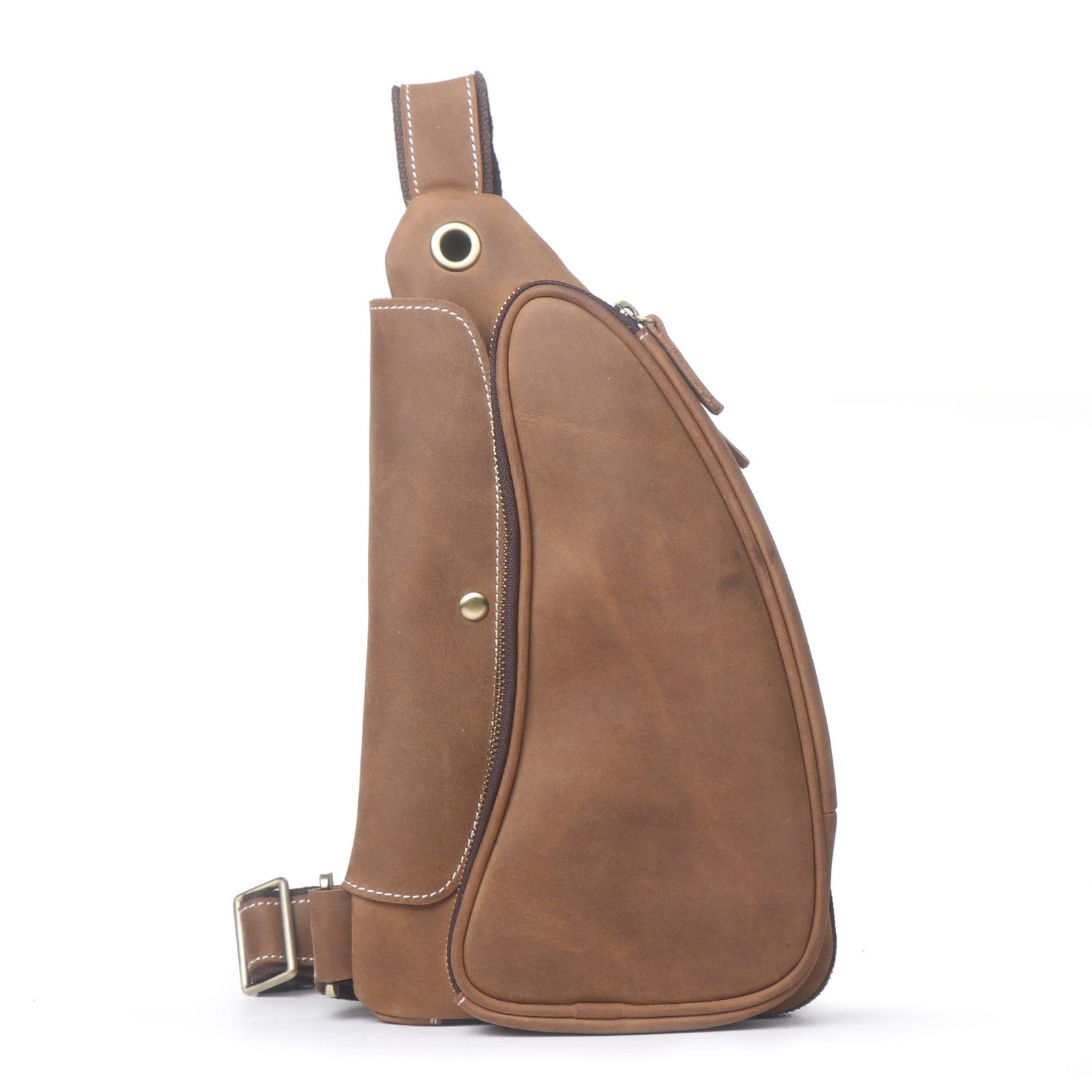 YUBRO-STUDIO Schultertasche Herren Leder Schultertasche Vintage günstig online kaufen