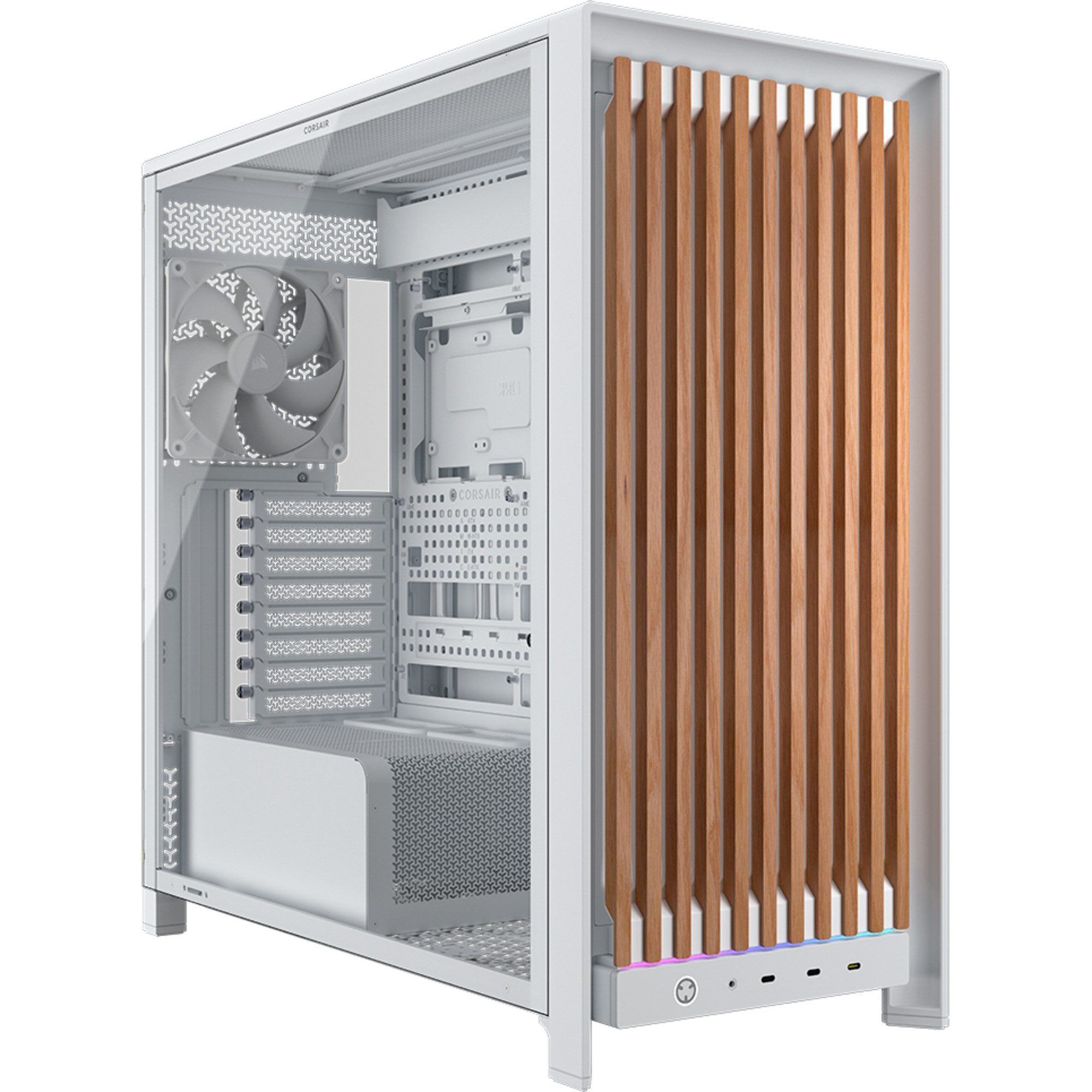 Corsair PC-Gehäuse Corsair FRAME 5000D WOOD RS, Tower-Gehäuse