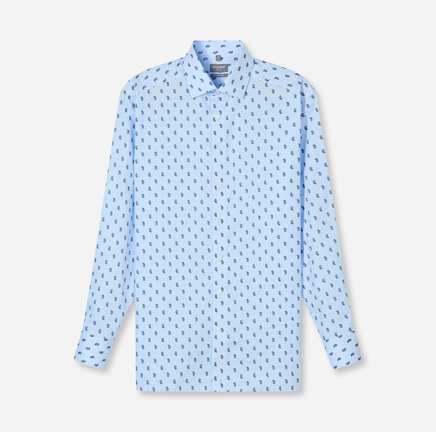 OLYMP Langarmhemd Businesshemd, comfort fit, New-Kentkragen