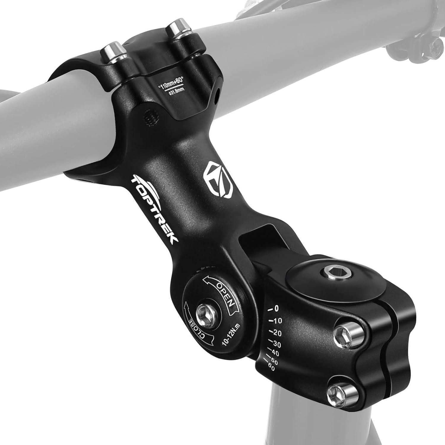 Lenkervorbau Fahrradlenker Vorbau 31.8mm*110mm Aluminium verstellbar mit