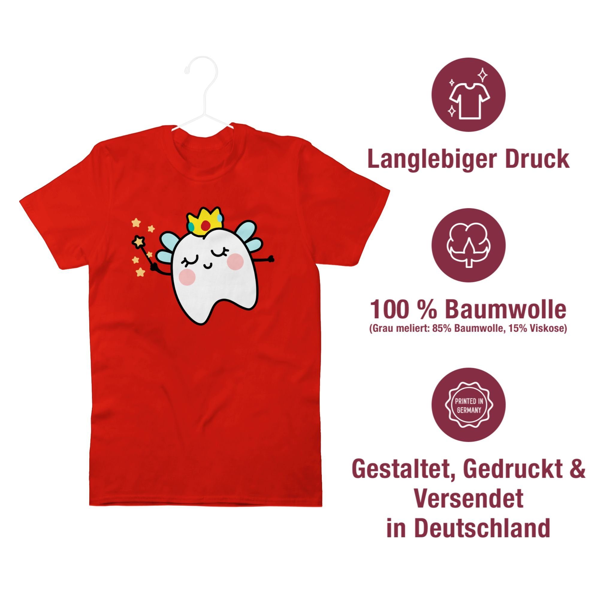 Shirtracer T-Shirt Zahnfee I Zahnarzt I Zahn Fee Geschenk Zahnarzthelferin I Zahnmedizin Karneval & Fasching