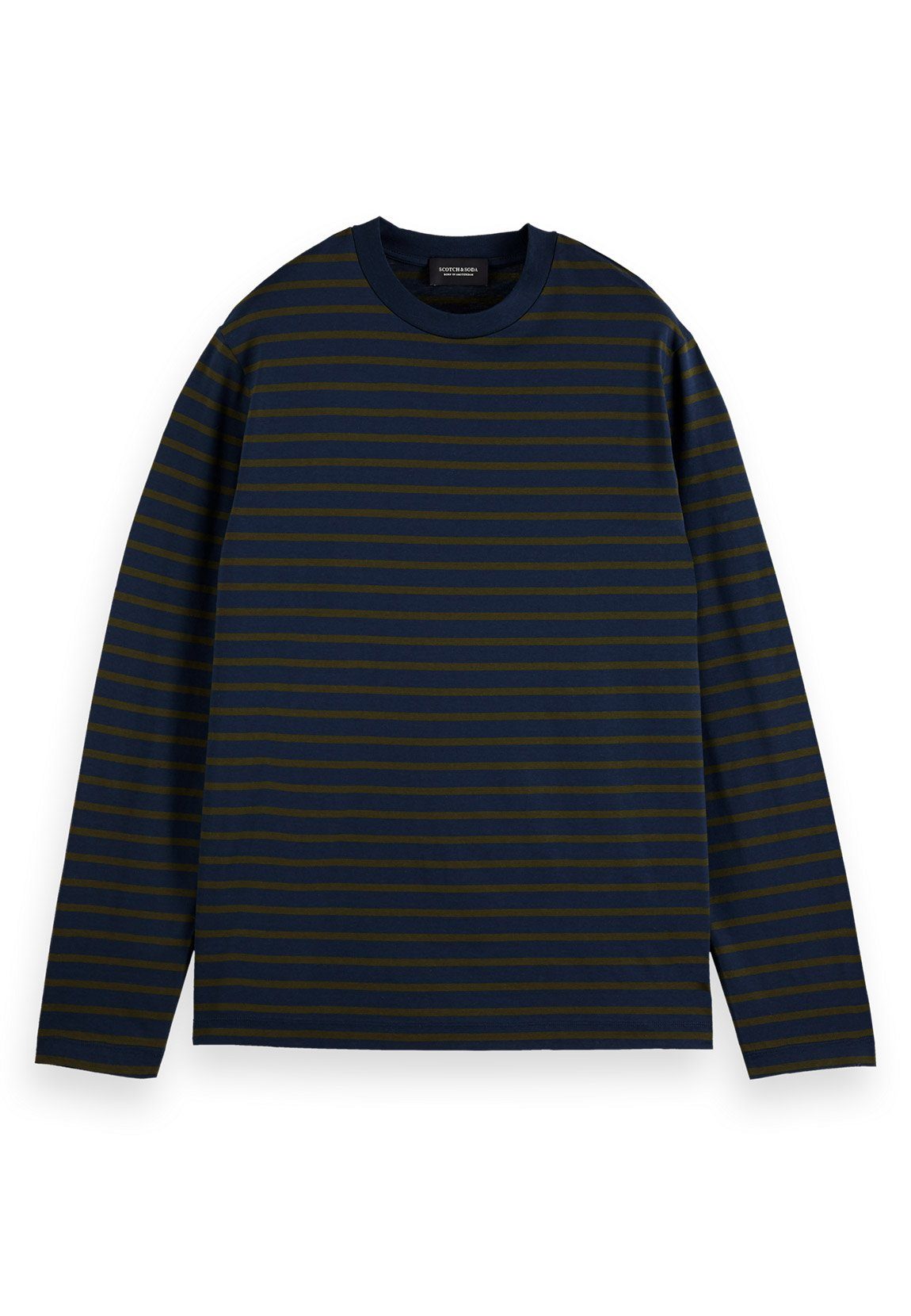 Scotch & Soda Longsweatshirt Scotch & Soda Longsleeve LONG SLEEVE TEE 164875 Combo B Dunkelblau