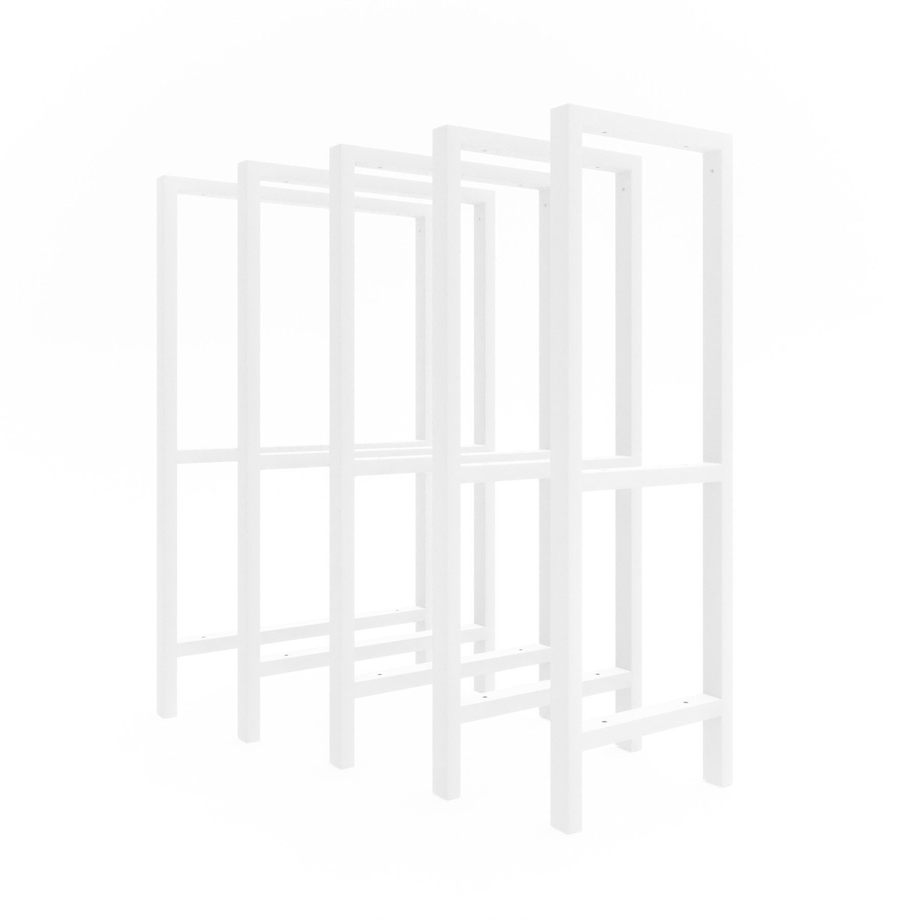 HEVVA Waschtischbefestigung Waschtischgestell mit 3 Ebenen, DONAU, Waschtischunterschrank Füße, (1-St)