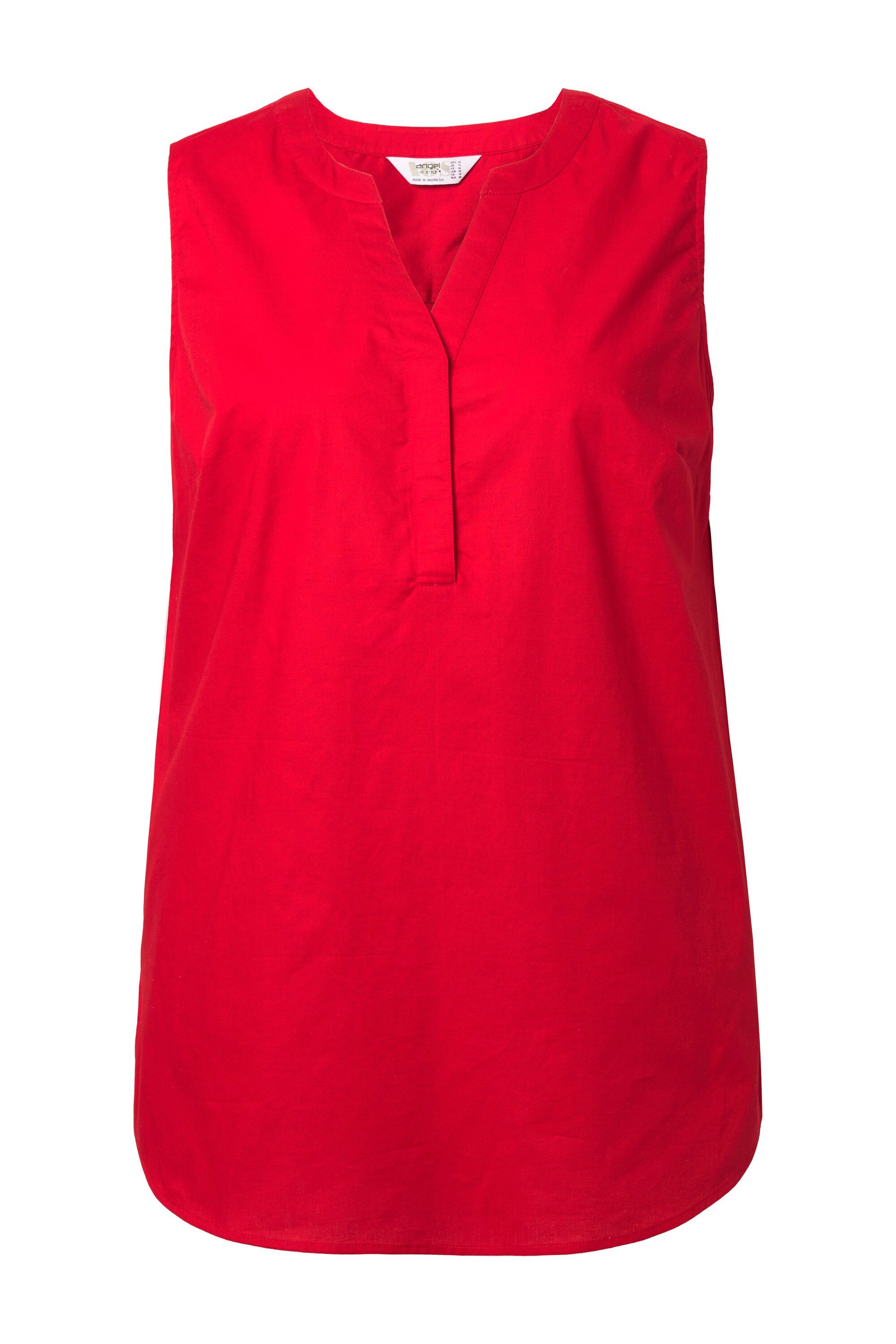 Angel of Style Spitzenbluse Blusentop Tunika-Ausschnitt gerundeter Saum günstig online kaufen