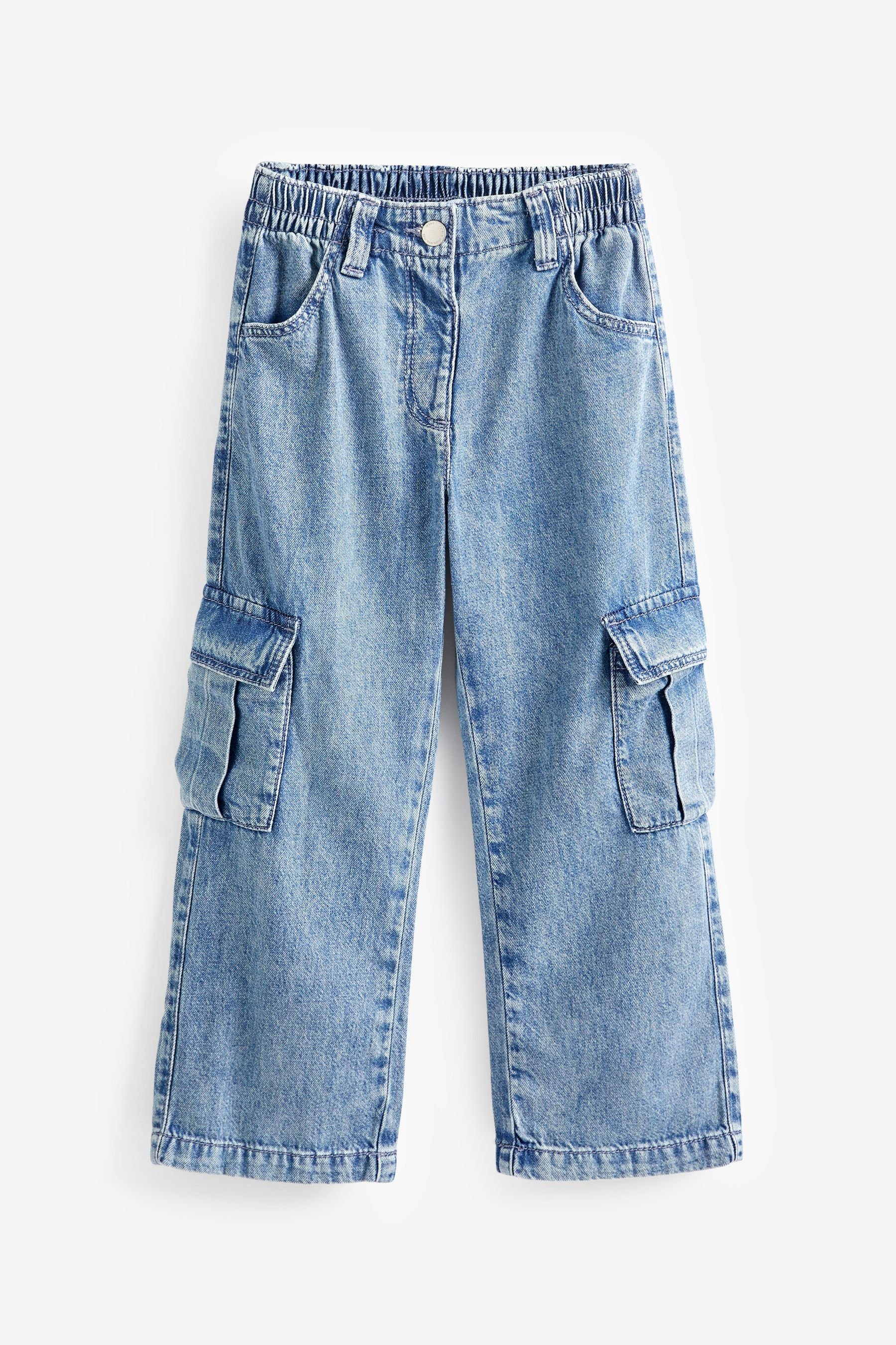 Next Cargojeans Cargohose mit weitem Beinschnitt günstig online kaufen