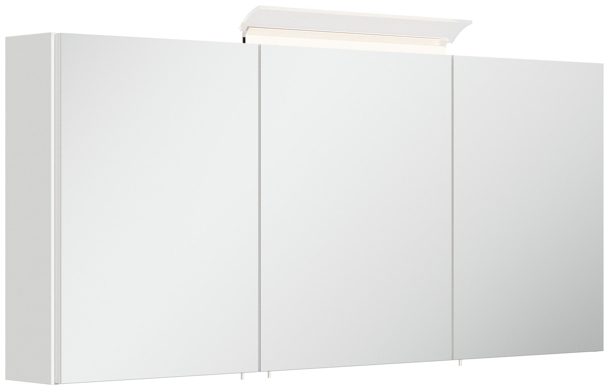 Magnolia Home Waschtisch Badmöbelset Roma XL 2-teilig mit Spiegelschrank weiss hochglanz – Bild 4 von 5